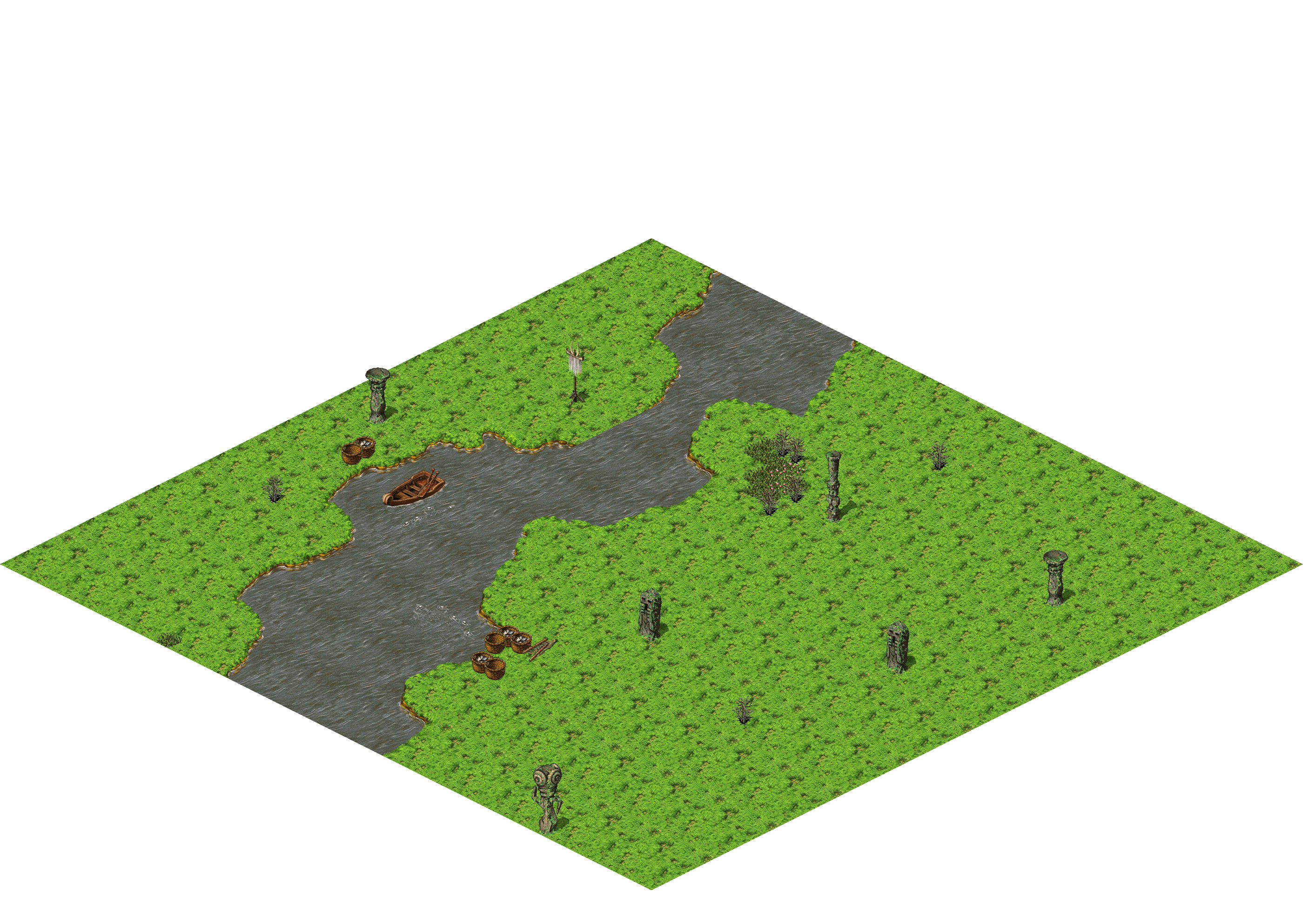Map 10012 rendered terrain map
