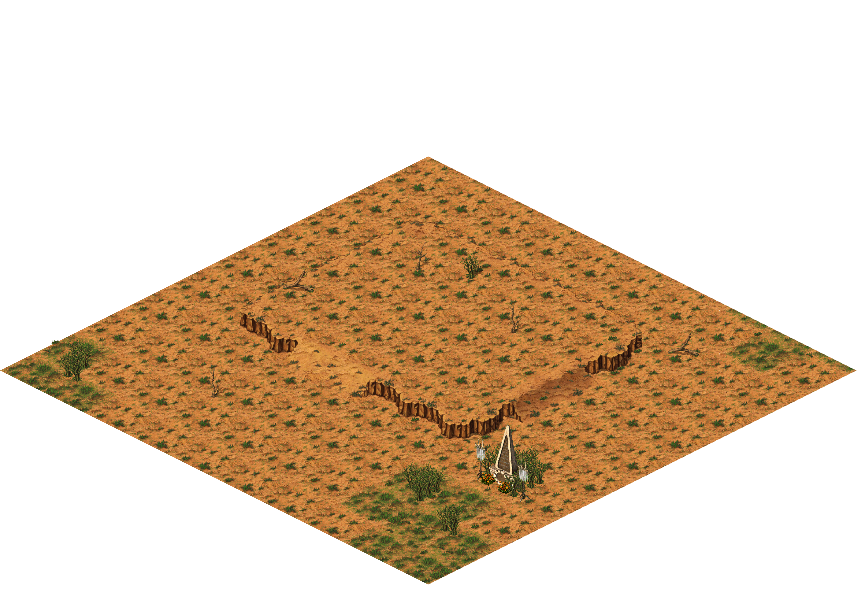 Map 10030 rendered terrain map