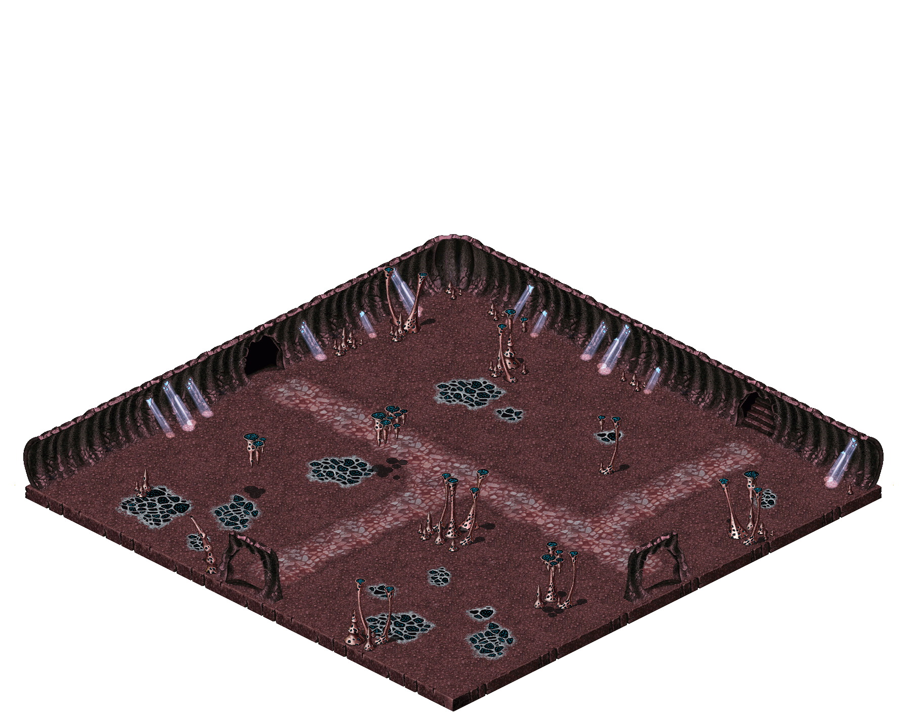 Andor 64 rendered terrain map