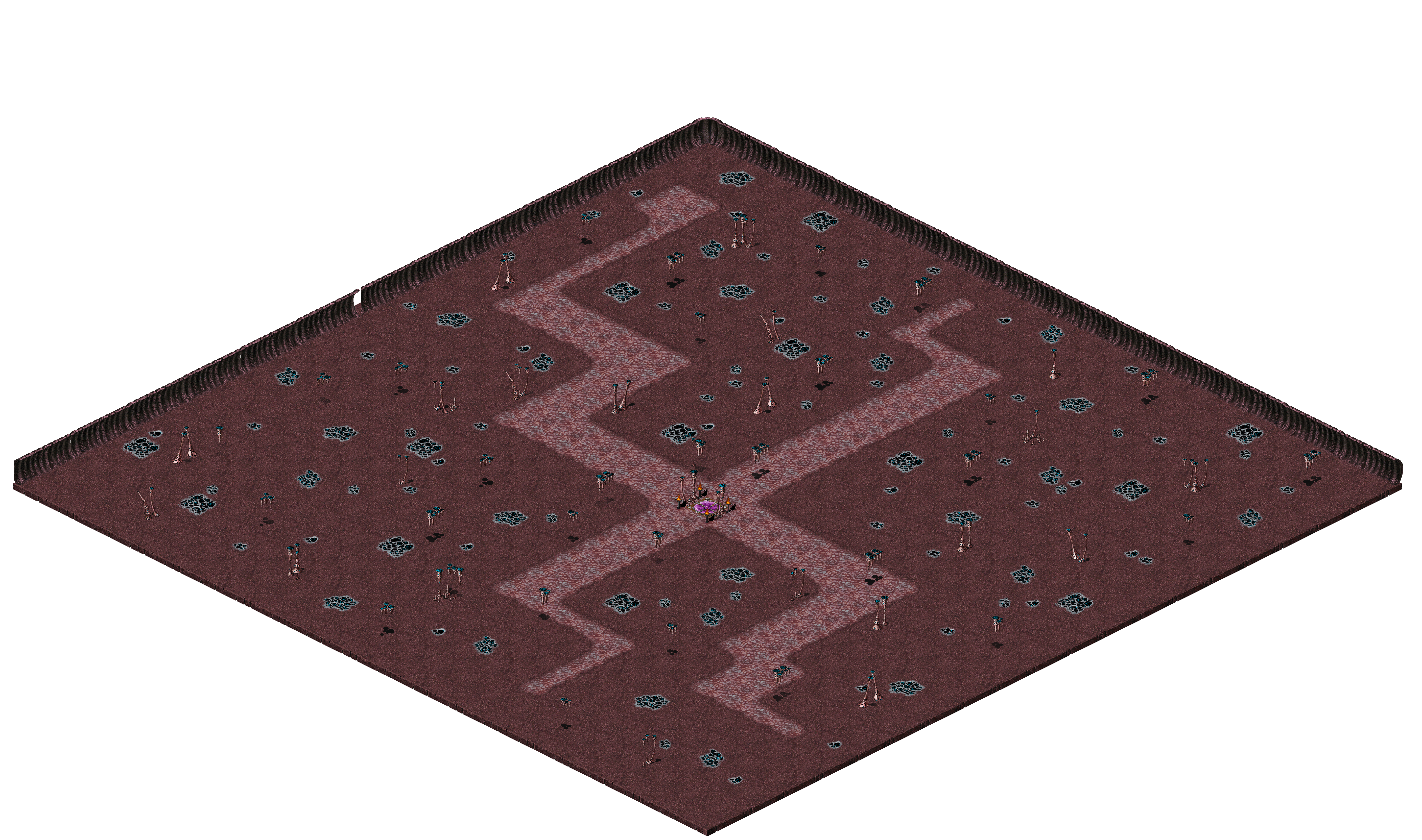 Andor Dungeon rendered terrain map