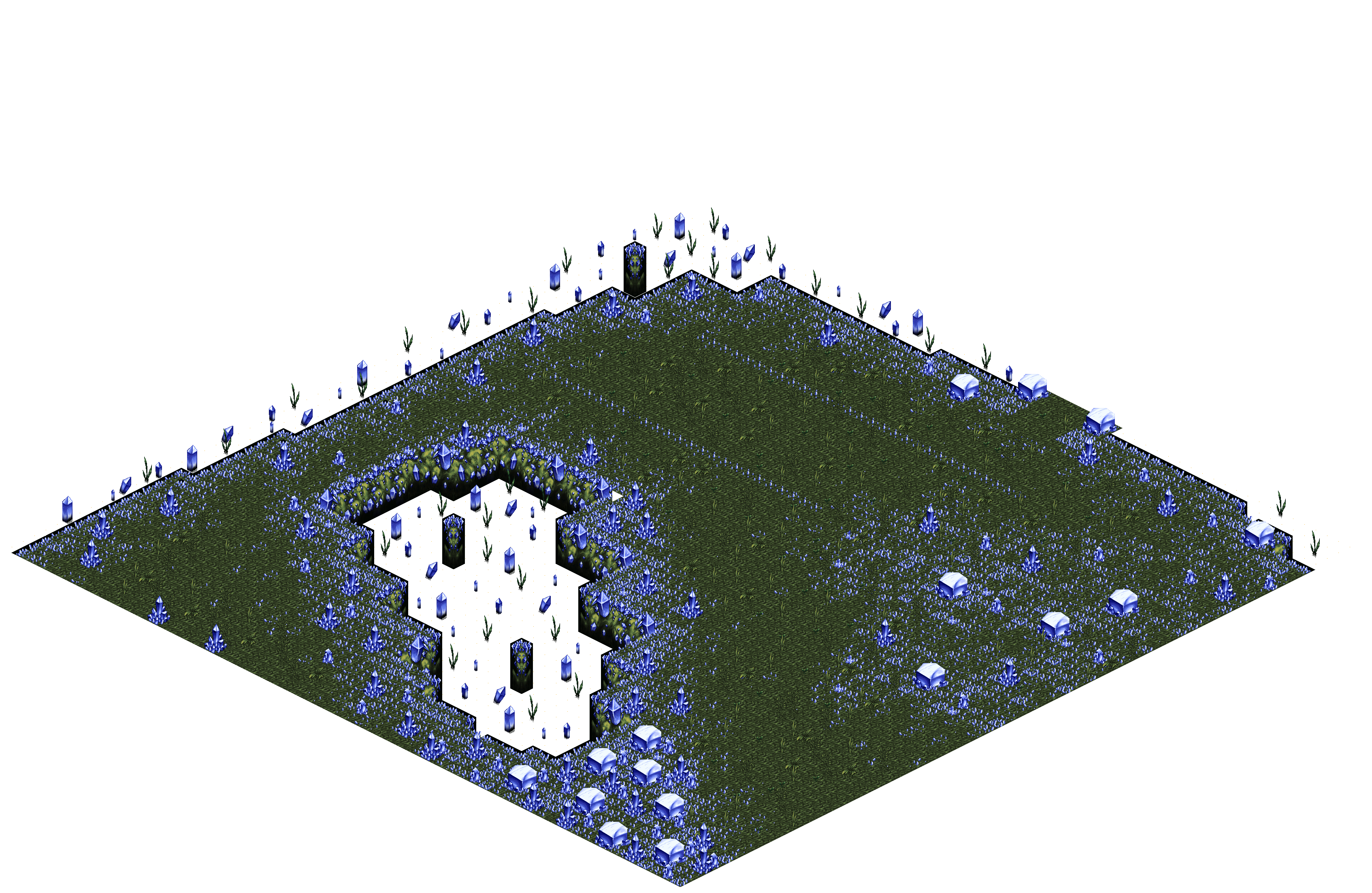 Sacred Forest 4-1 rendered terrain map
