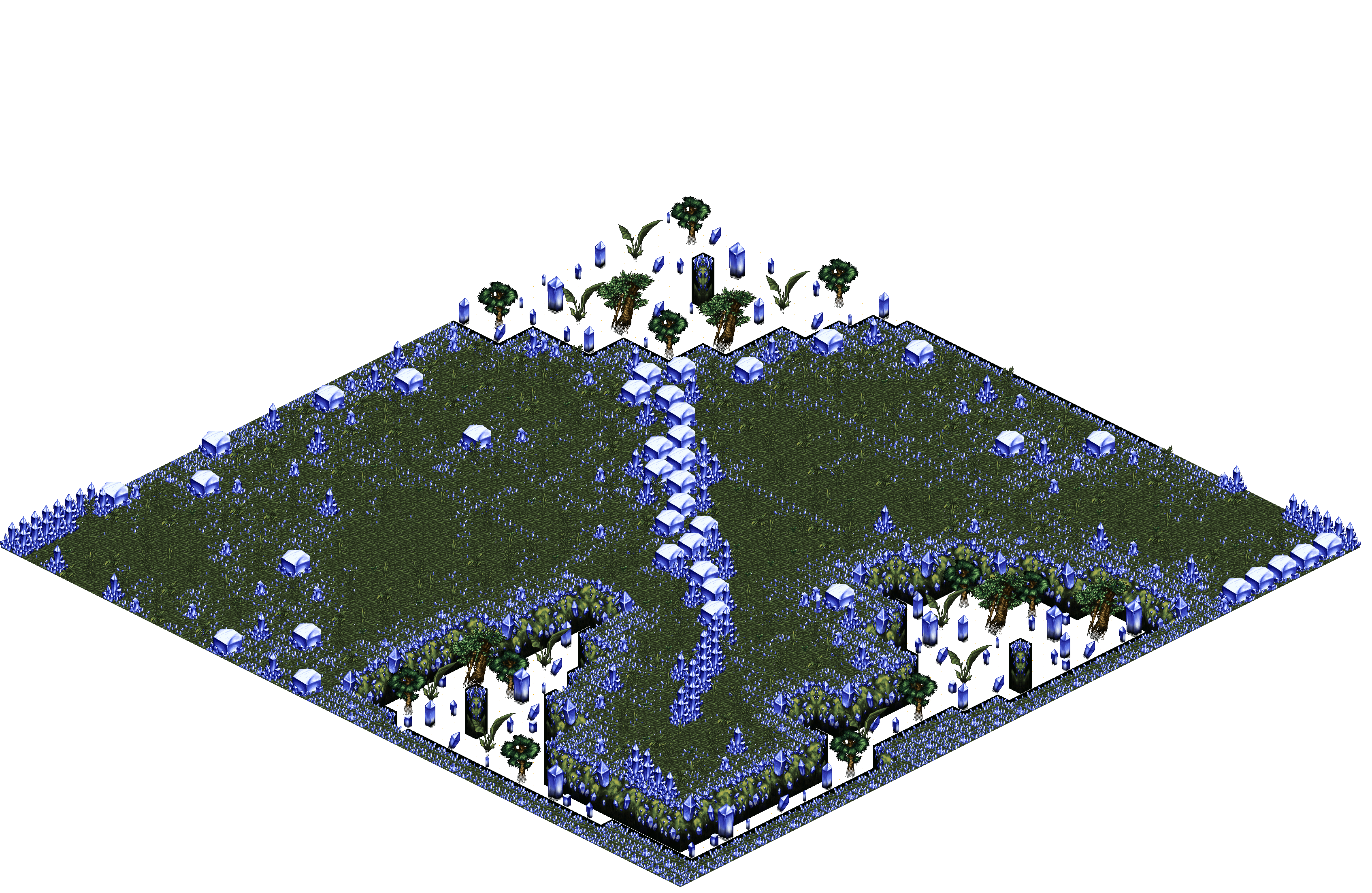 Sacred Forest 11-2 rendered terrain map