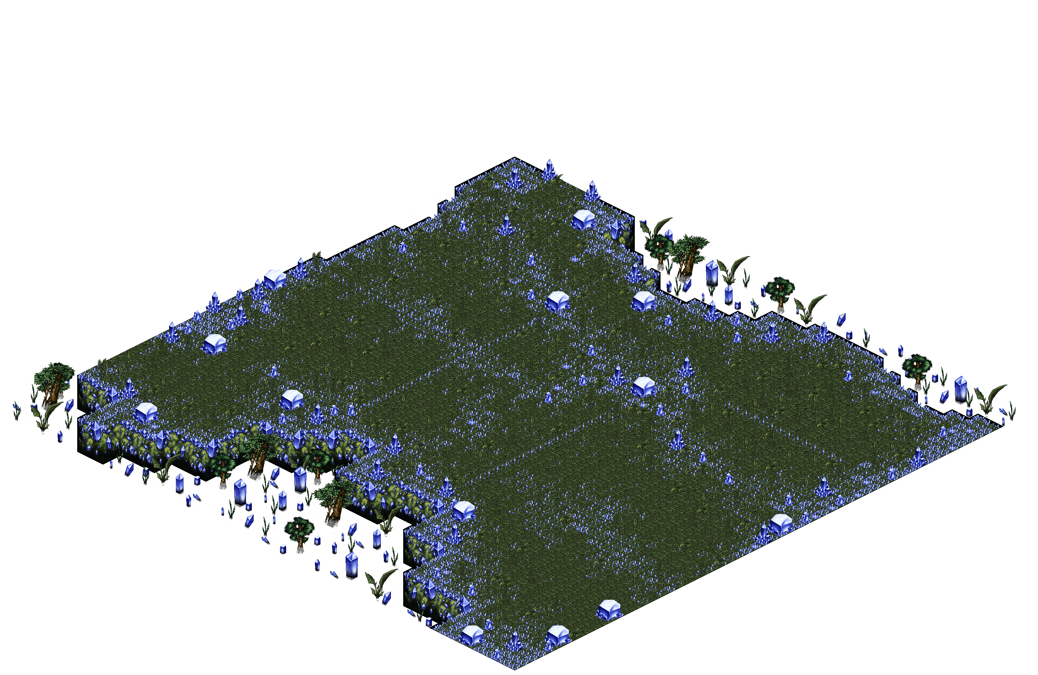 Sacred Forest 10-3 rendered terrain map