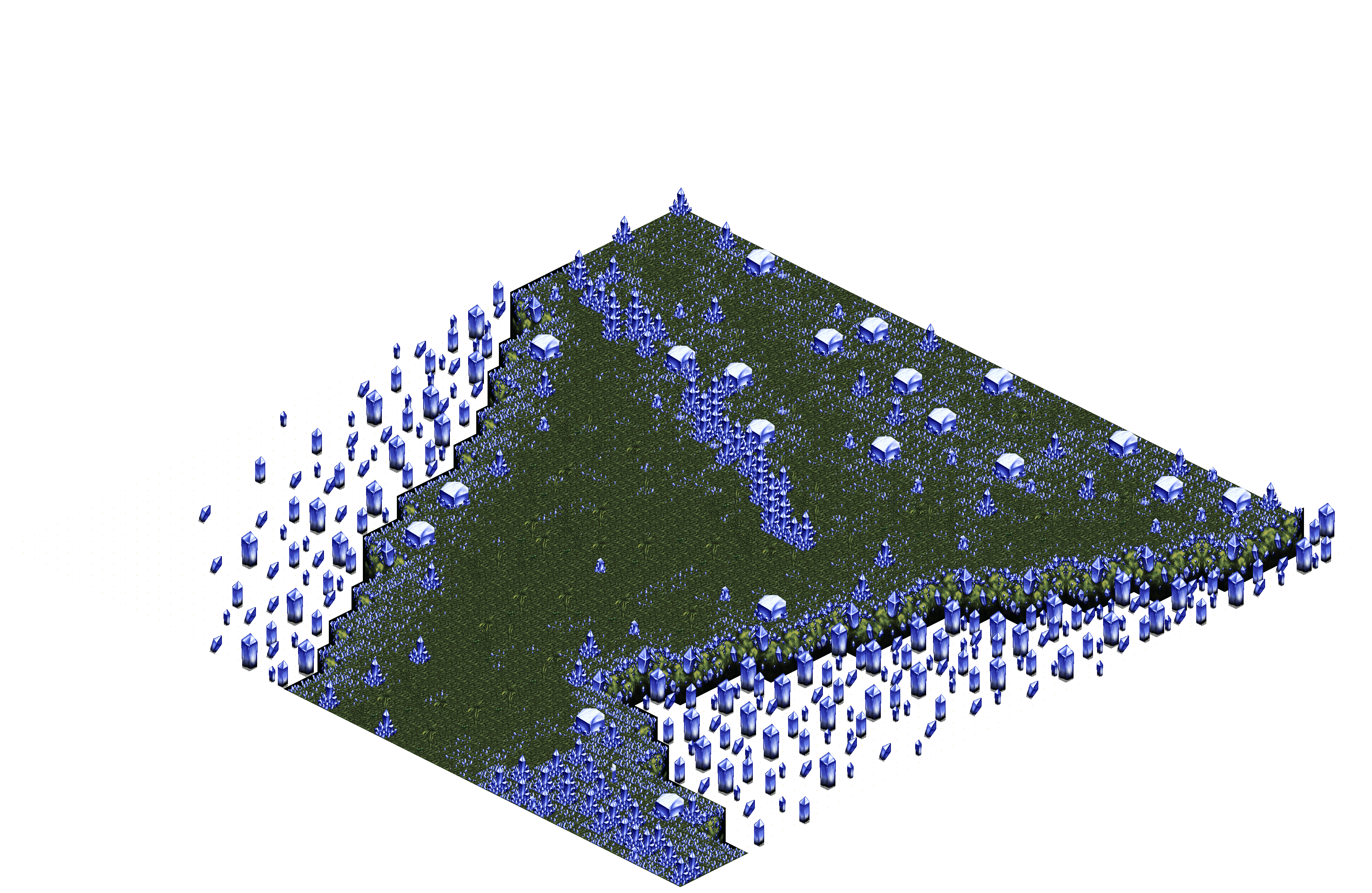 Sacred Forest 13-3 rendered terrain map
