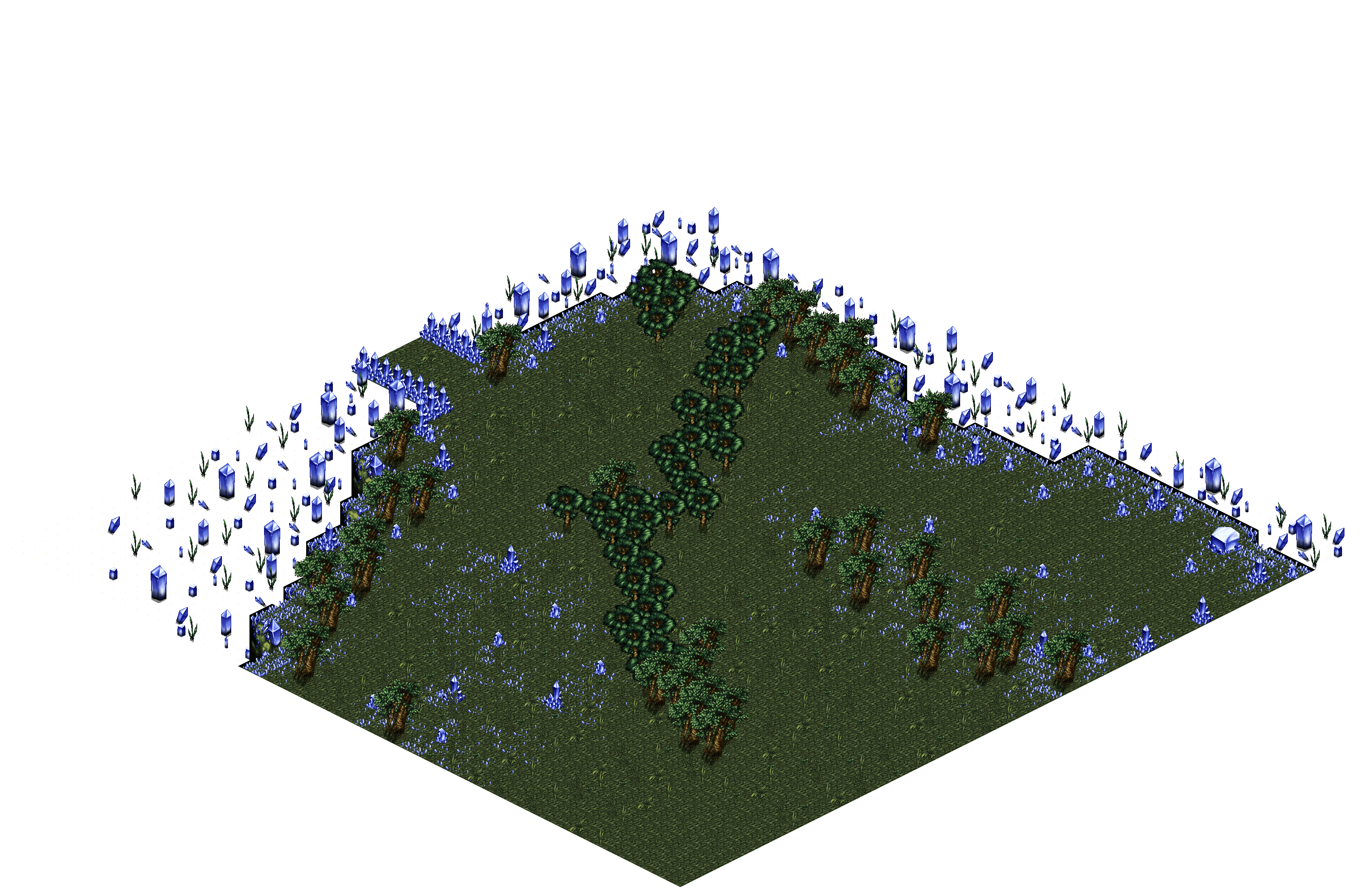 Sacred Forest 18-3 rendered terrain map