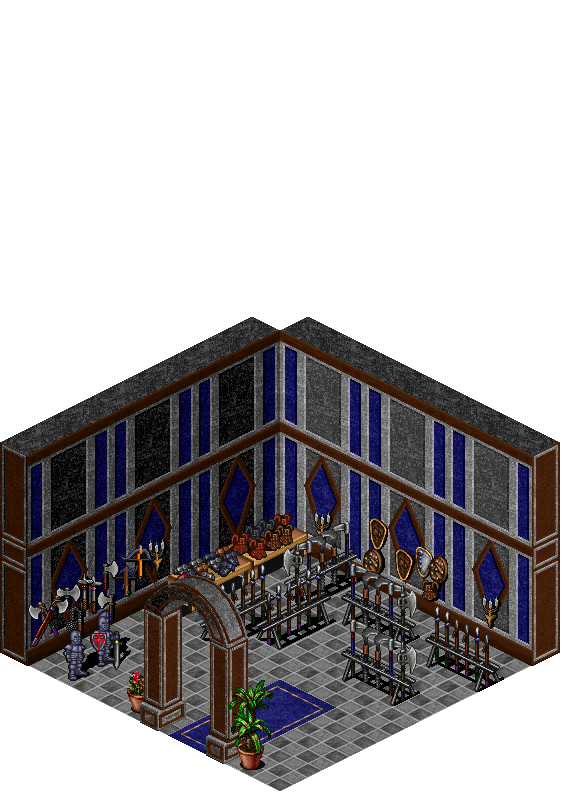 Loures 2 Floor Weapon St rendered terrain map