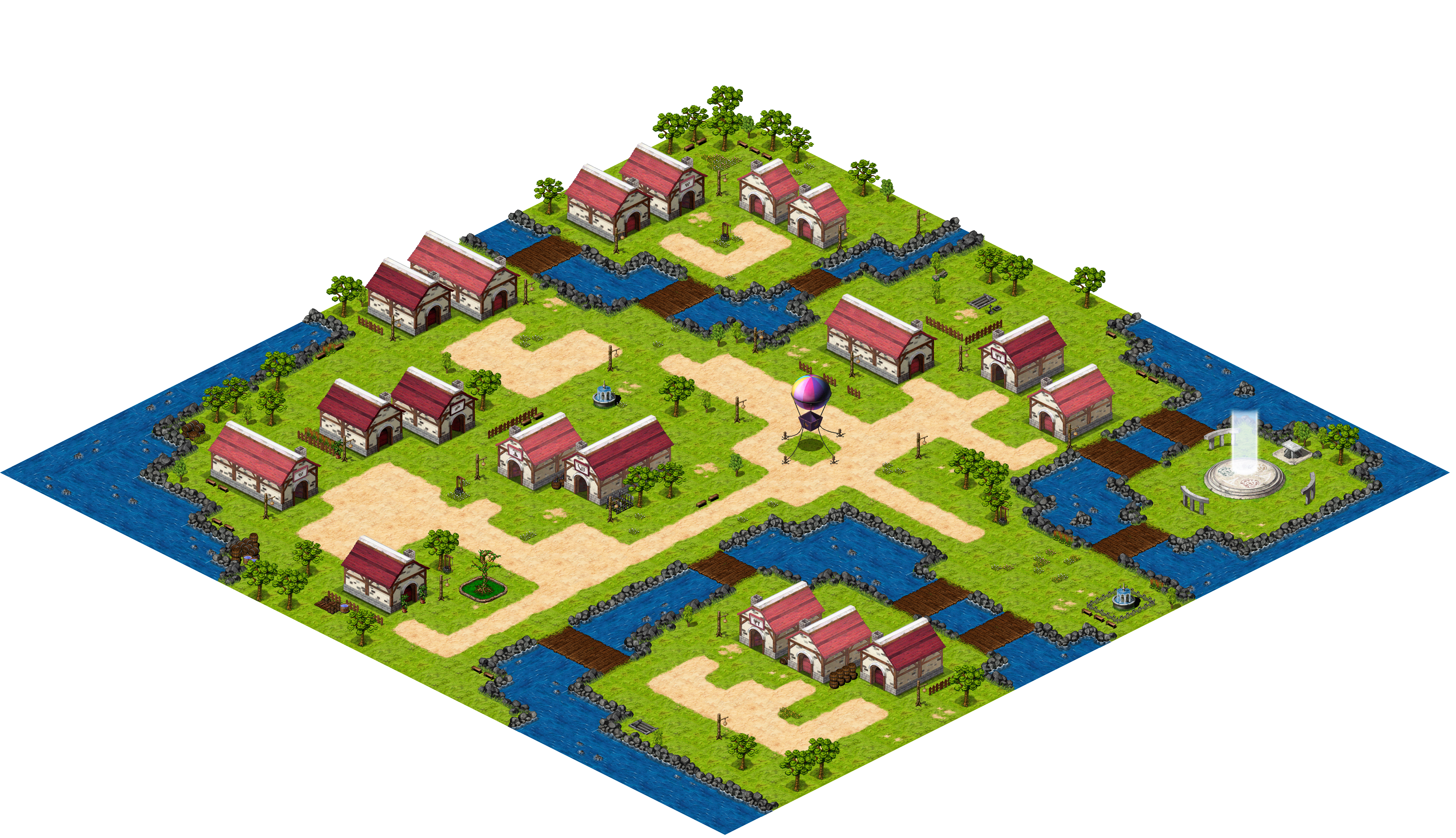 Map 15500 rendered terrain map