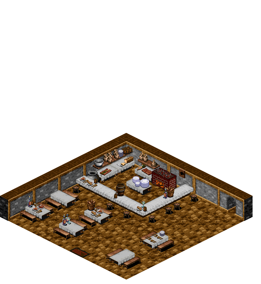 Piet Restaurant rendered terrain map