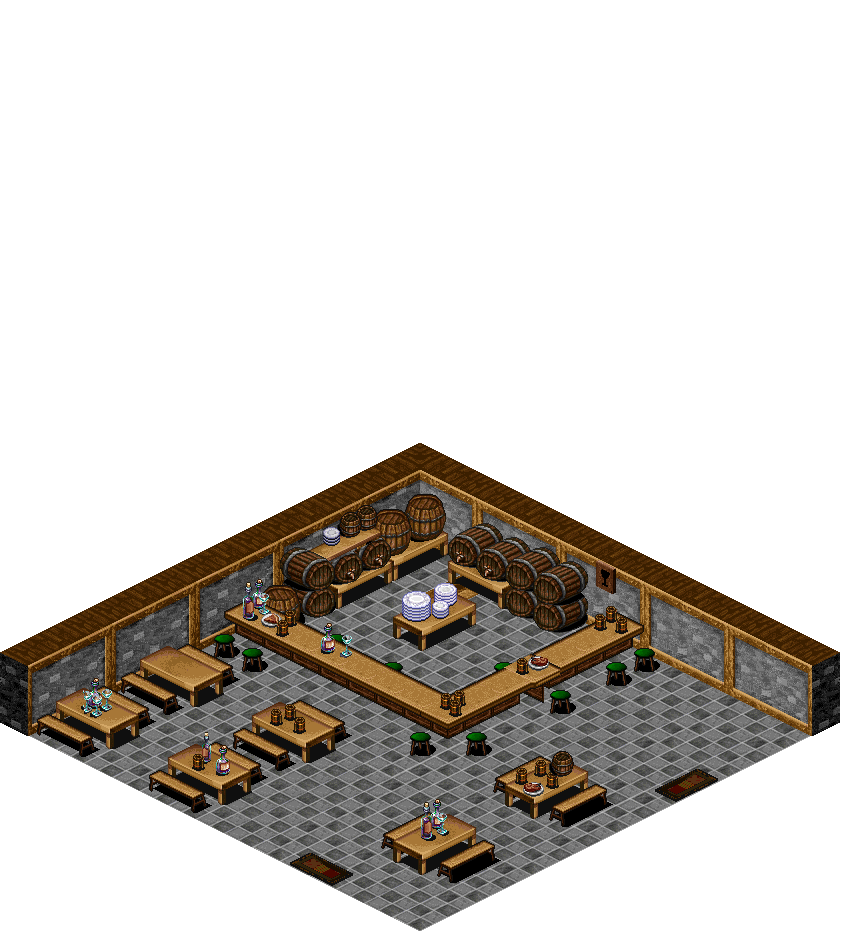 Abel Tavern rendered terrain map