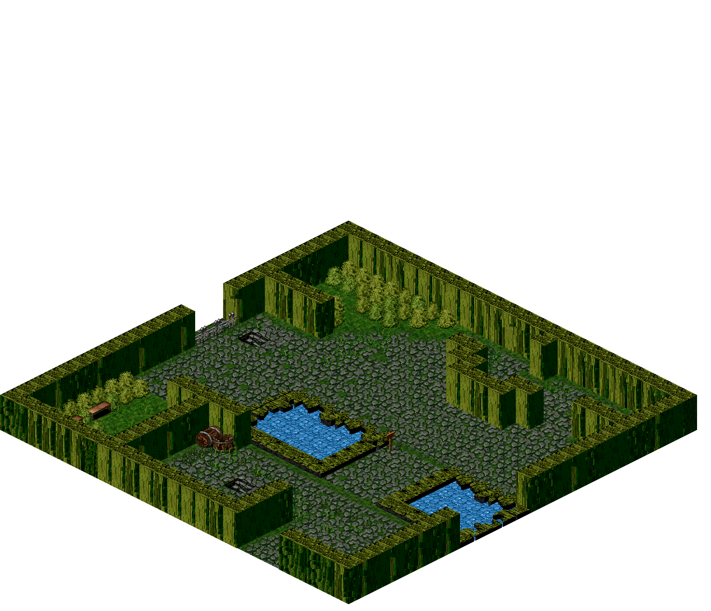 Piet Dungeon 2-2 rendered terrain map