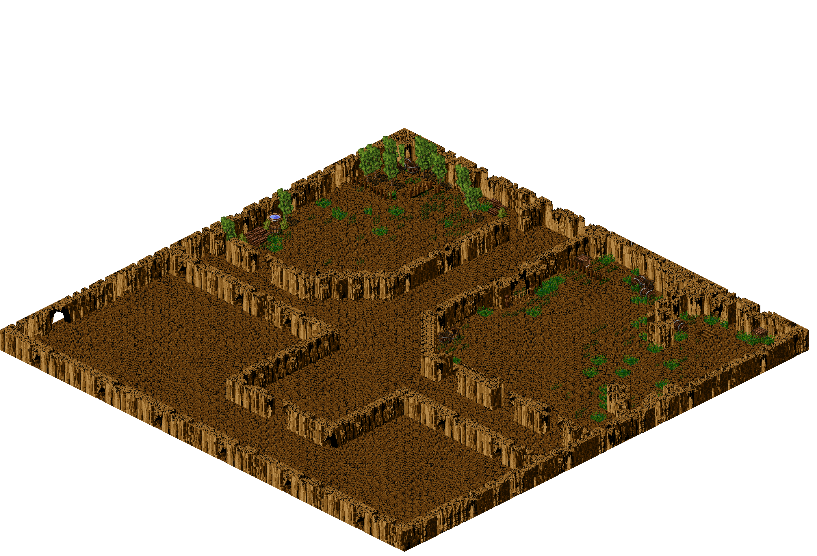 Piet Dungeon 3-4 rendered terrain map
