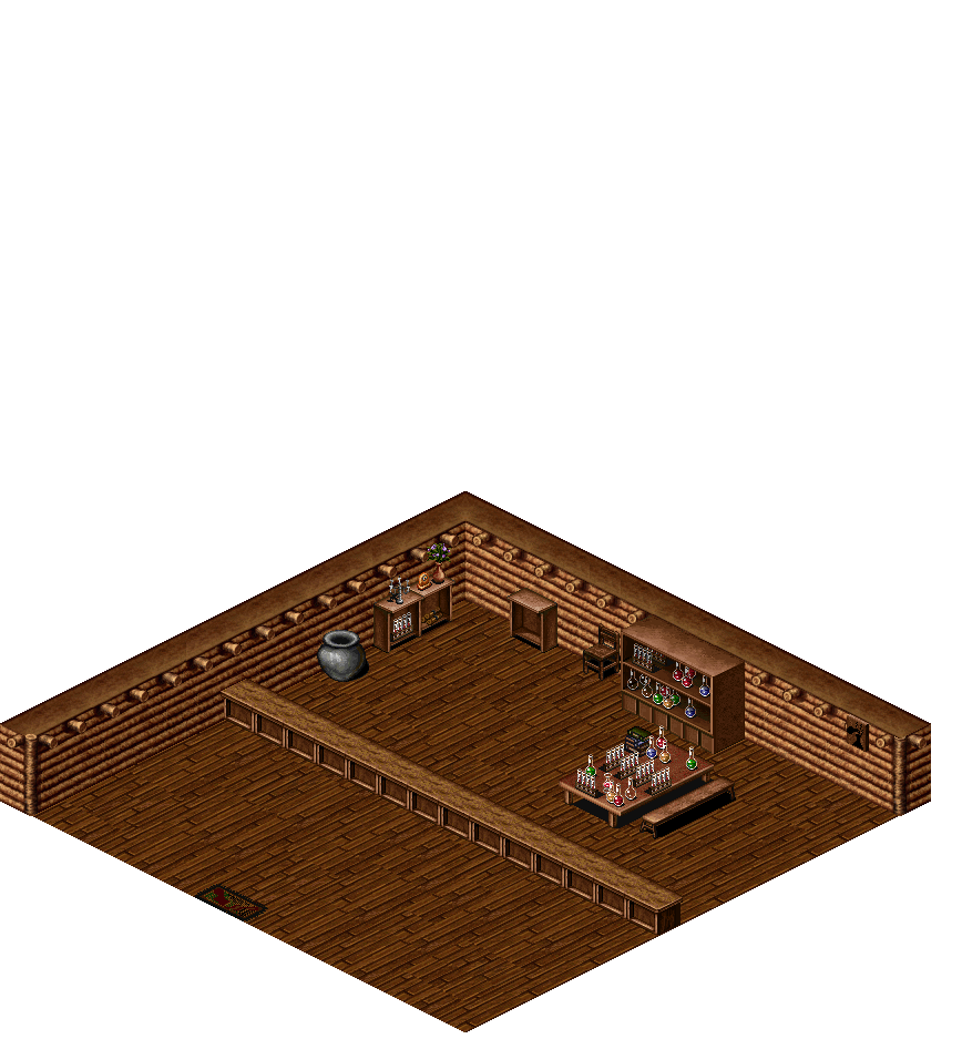 Tagor Magic Shop rendered terrain map