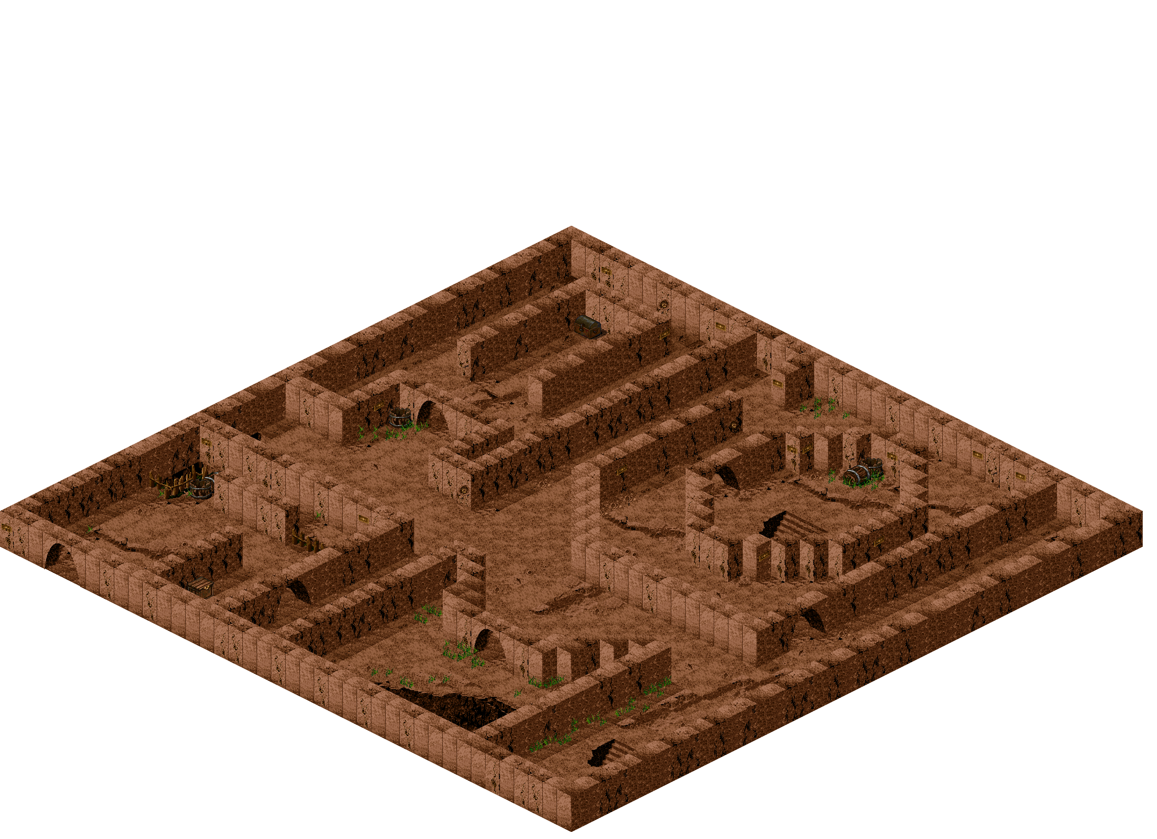 Piet Dungeon 4-1 rendered terrain map