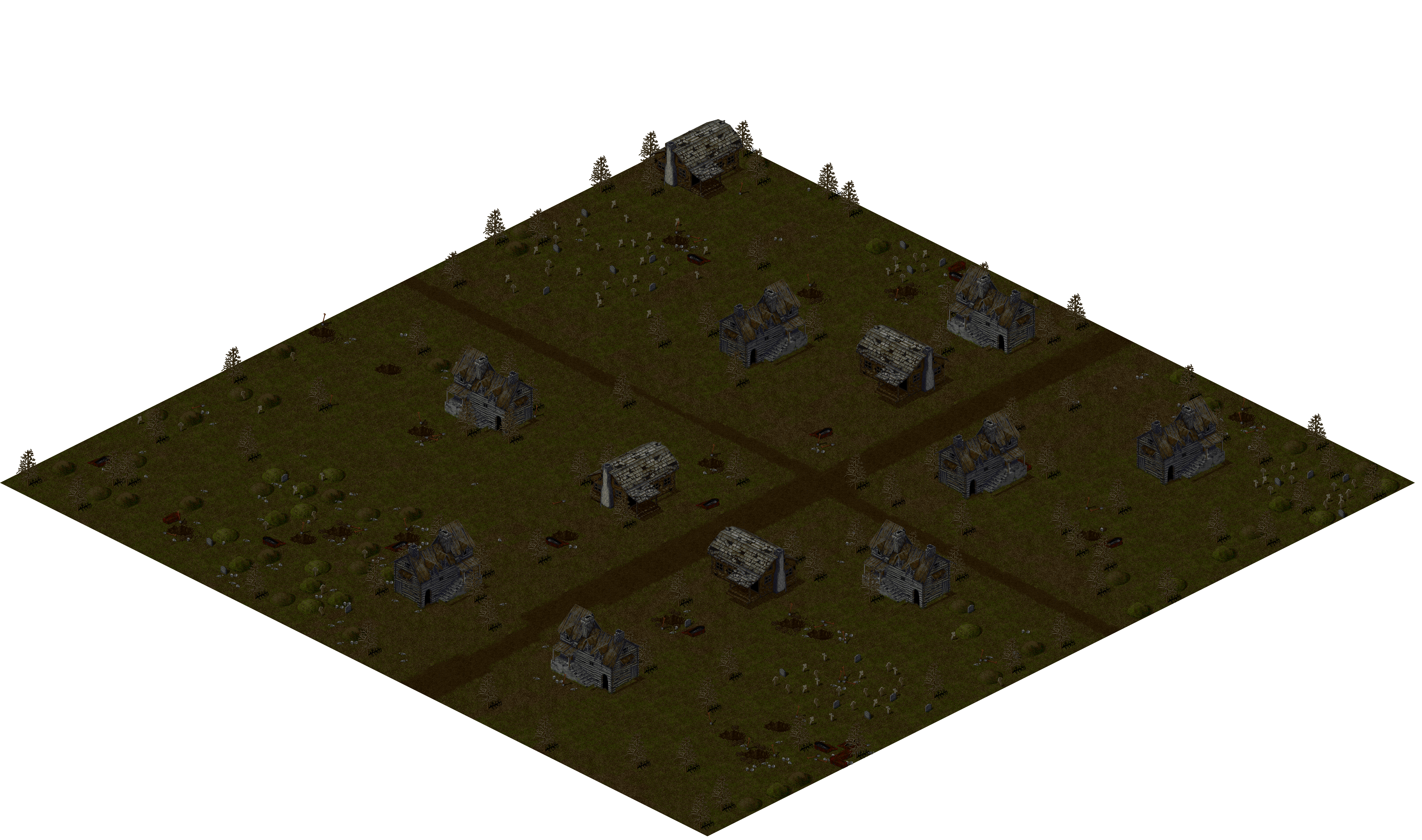 Filth Forest 1 rendered terrain map