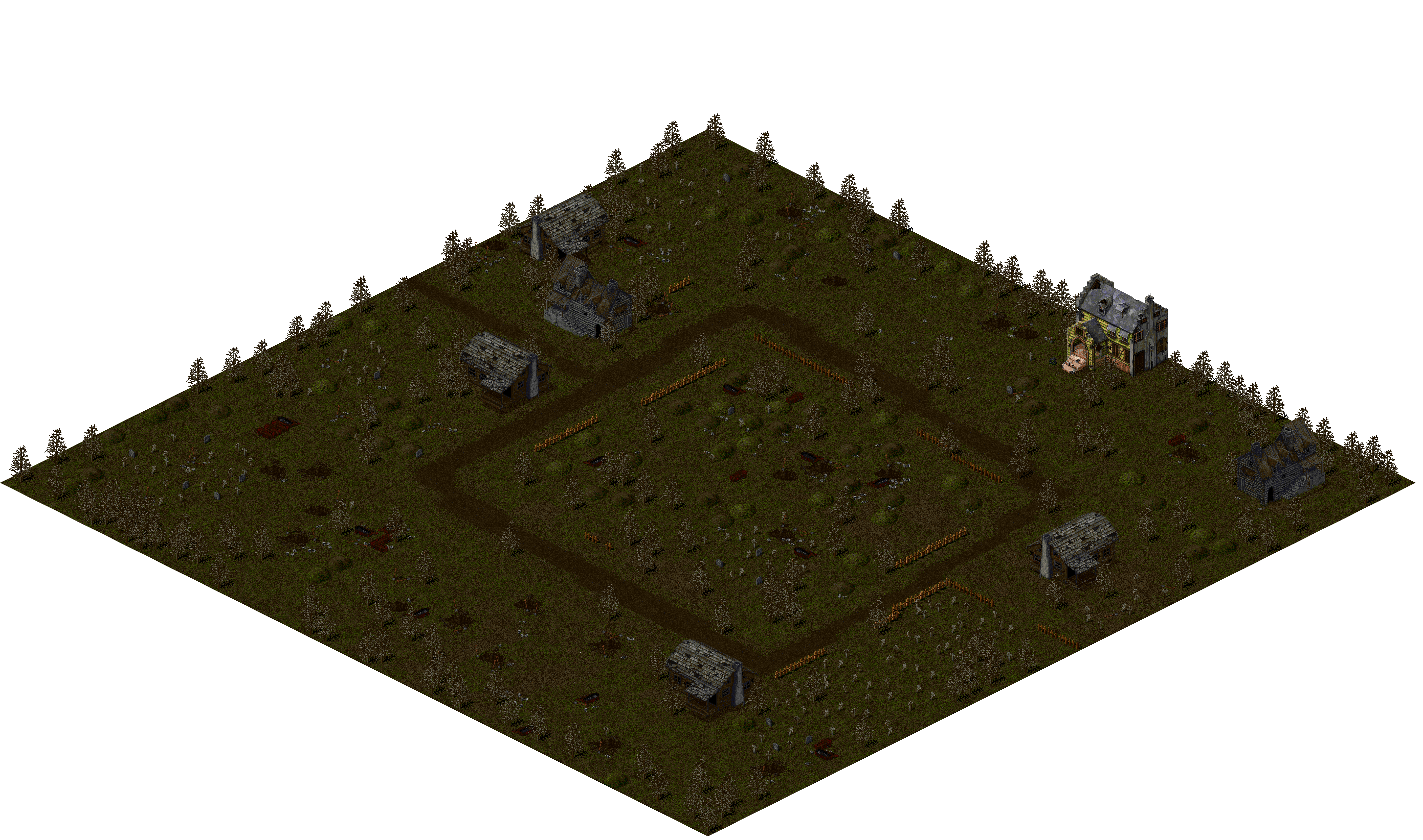 Filth Forest 4 rendered terrain map