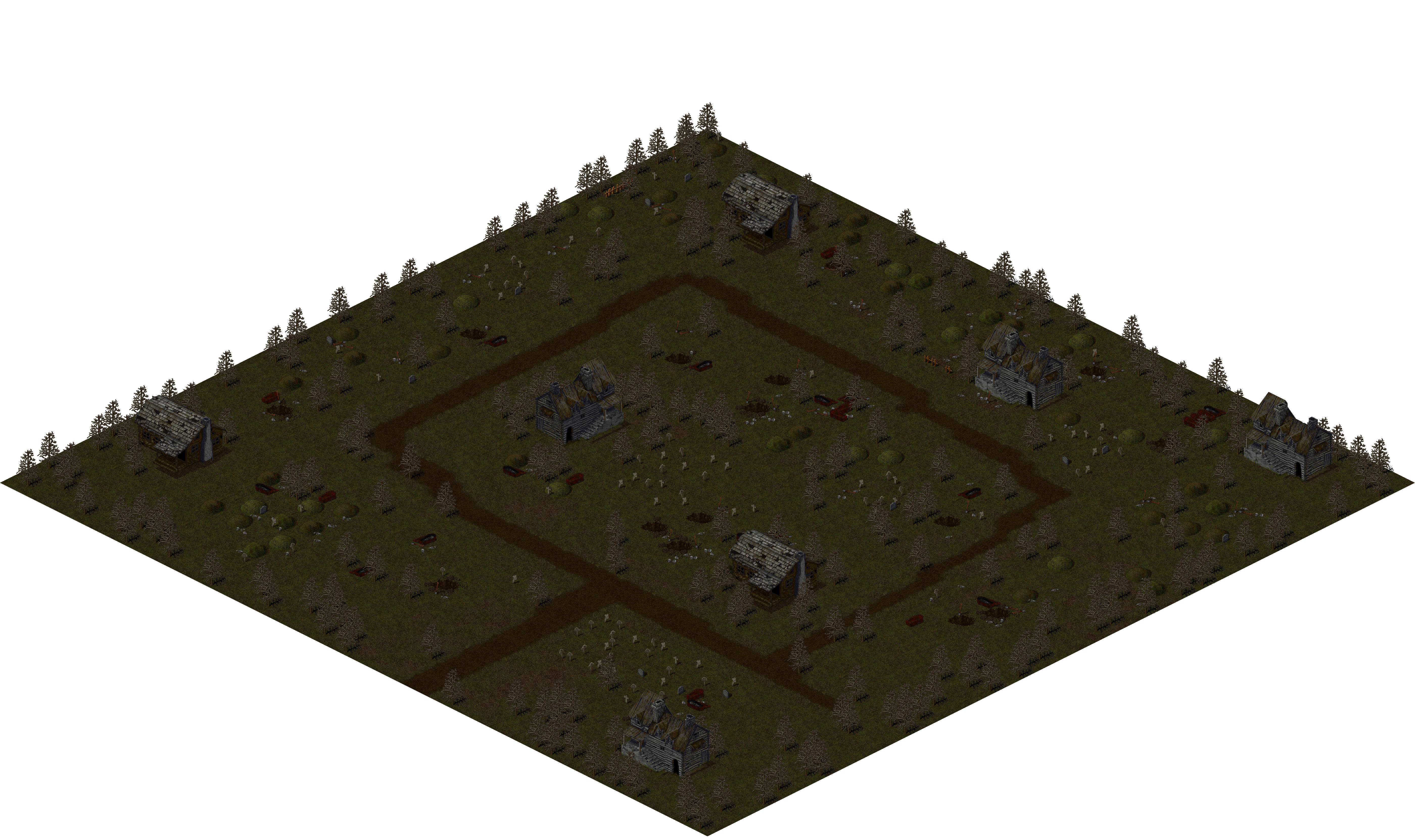 Map 2048 rendered terrain map