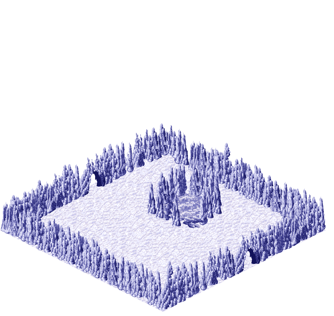 Map 2060 rendered terrain map