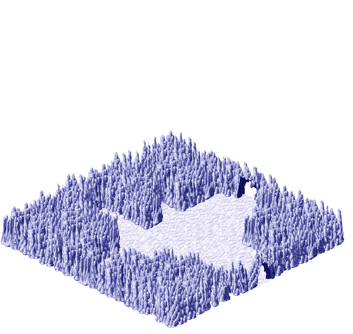 Map 2071 rendered terrain map