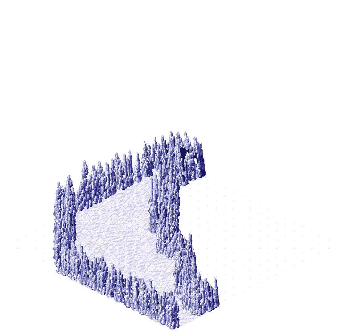 Ice Cave 23 rendered terrain map