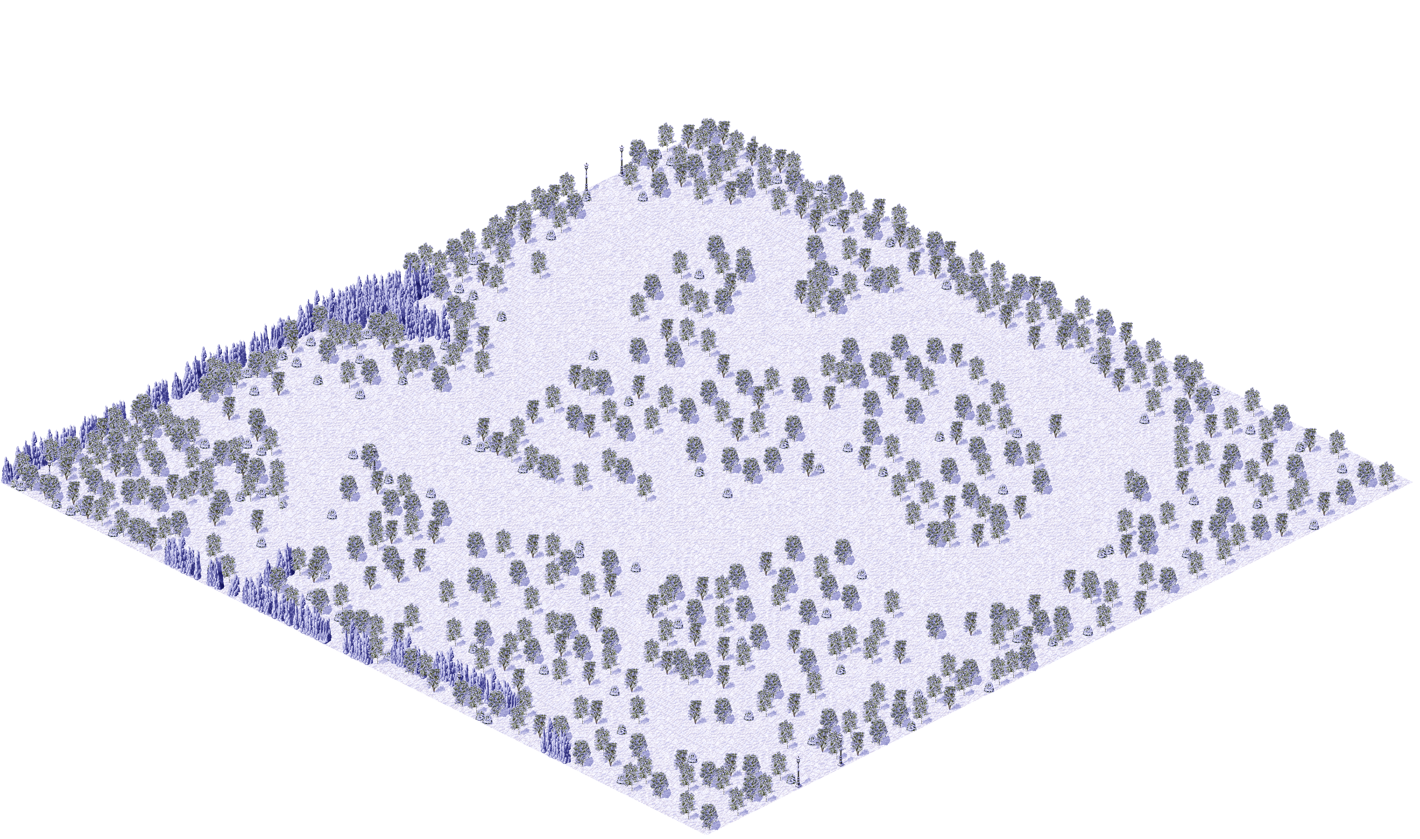 Mount Giragan 4 rendered terrain map