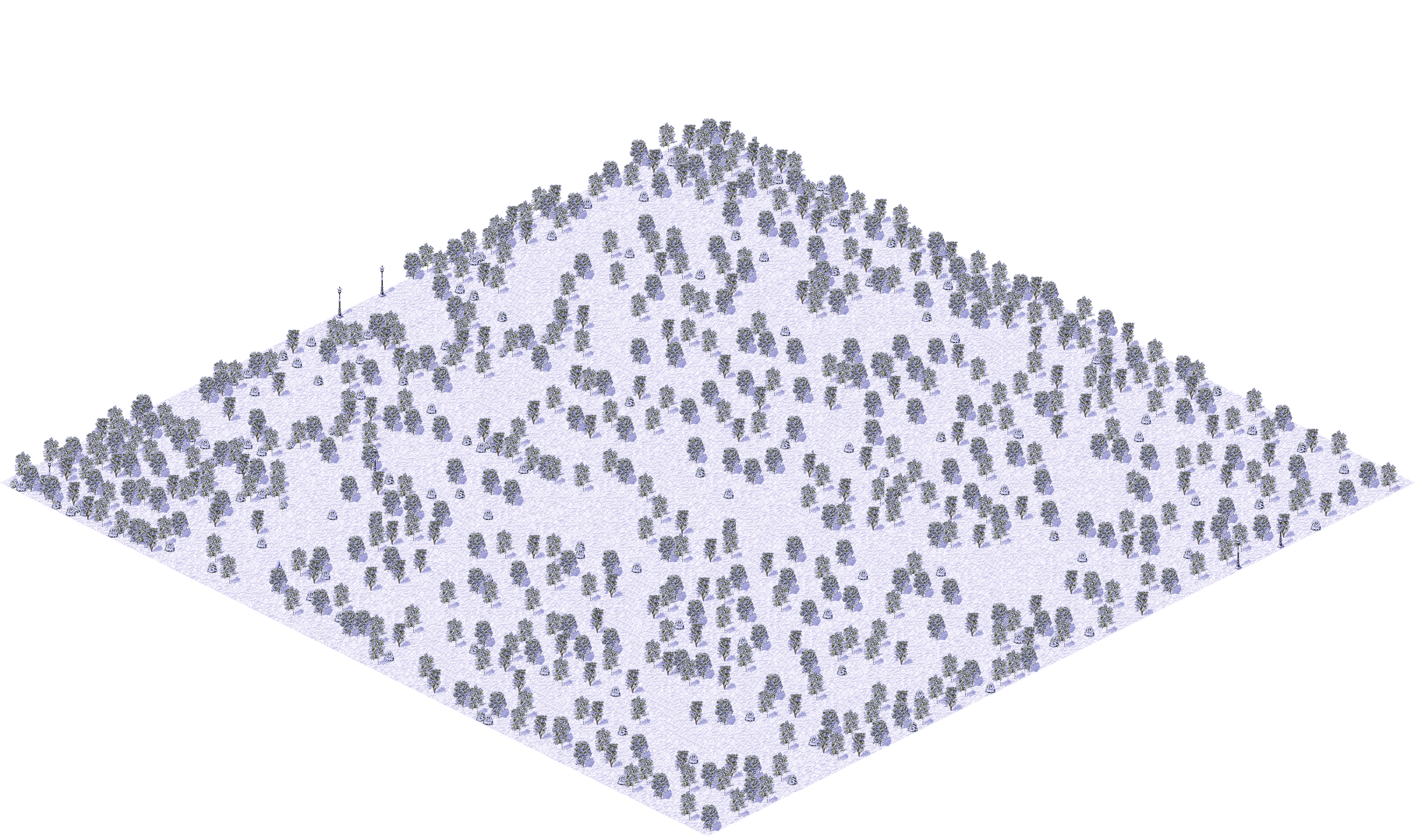 Mount Giragan 5 rendered terrain map