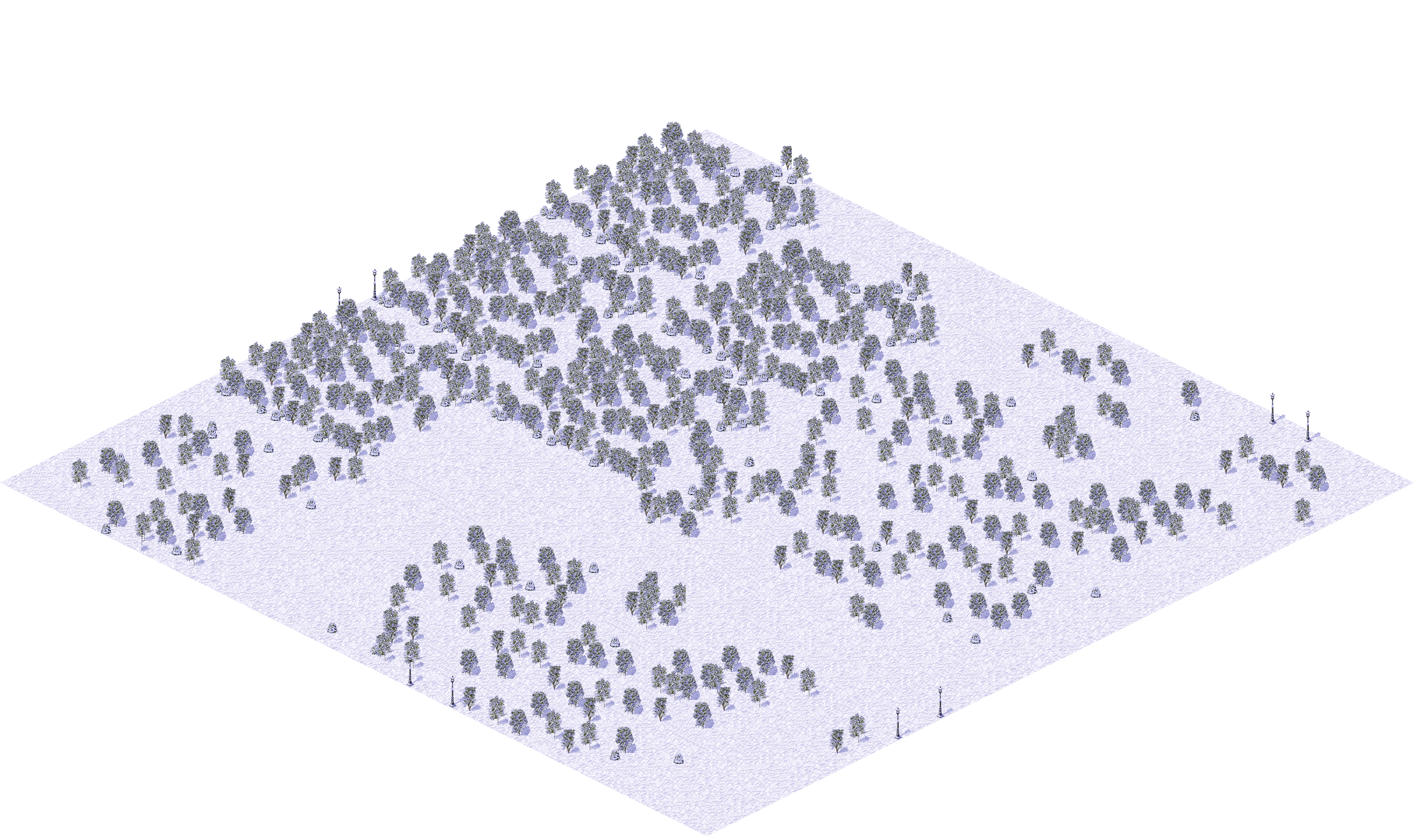 Mount Giragan 6 rendered terrain map
