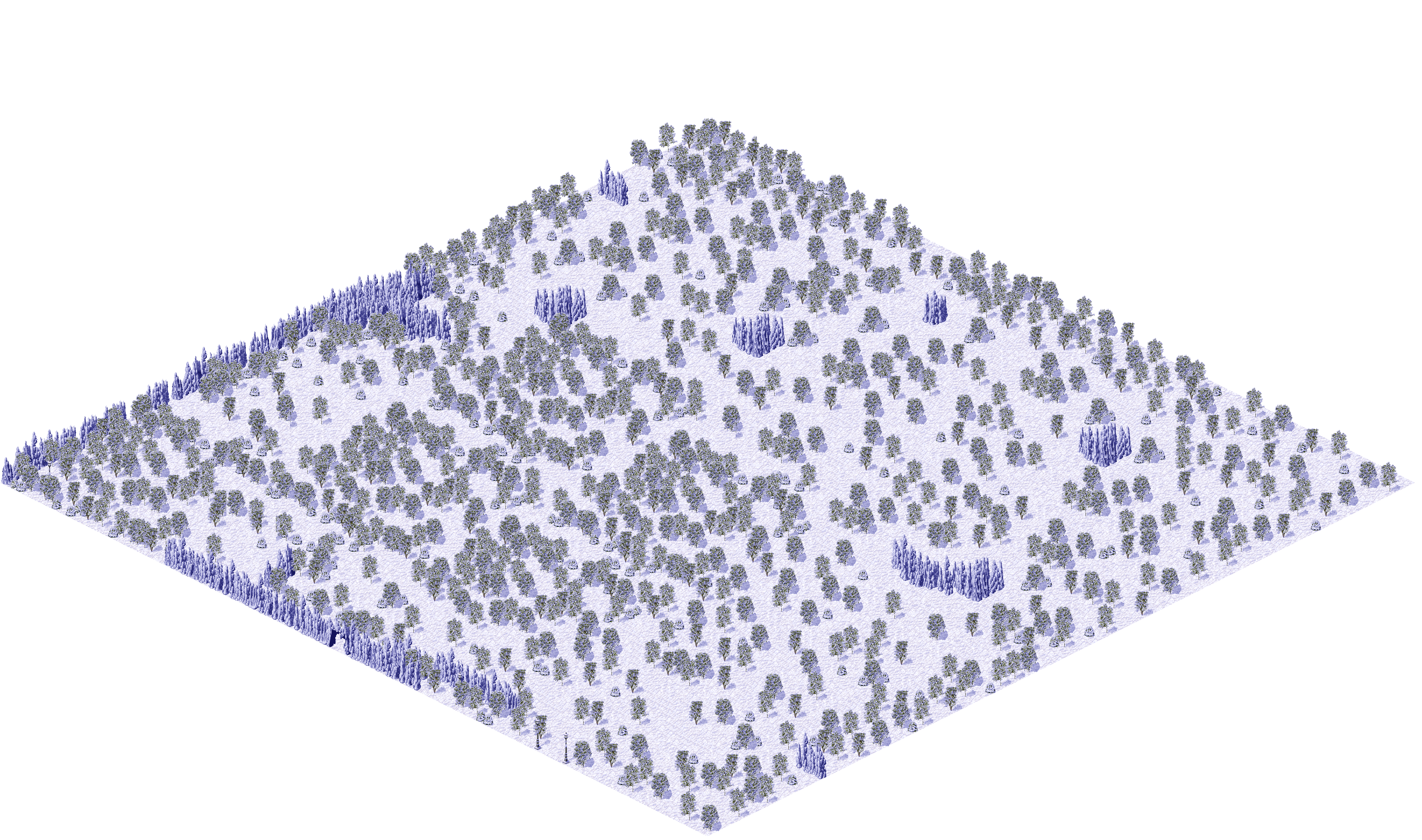 Mount Giragan 12 rendered terrain map