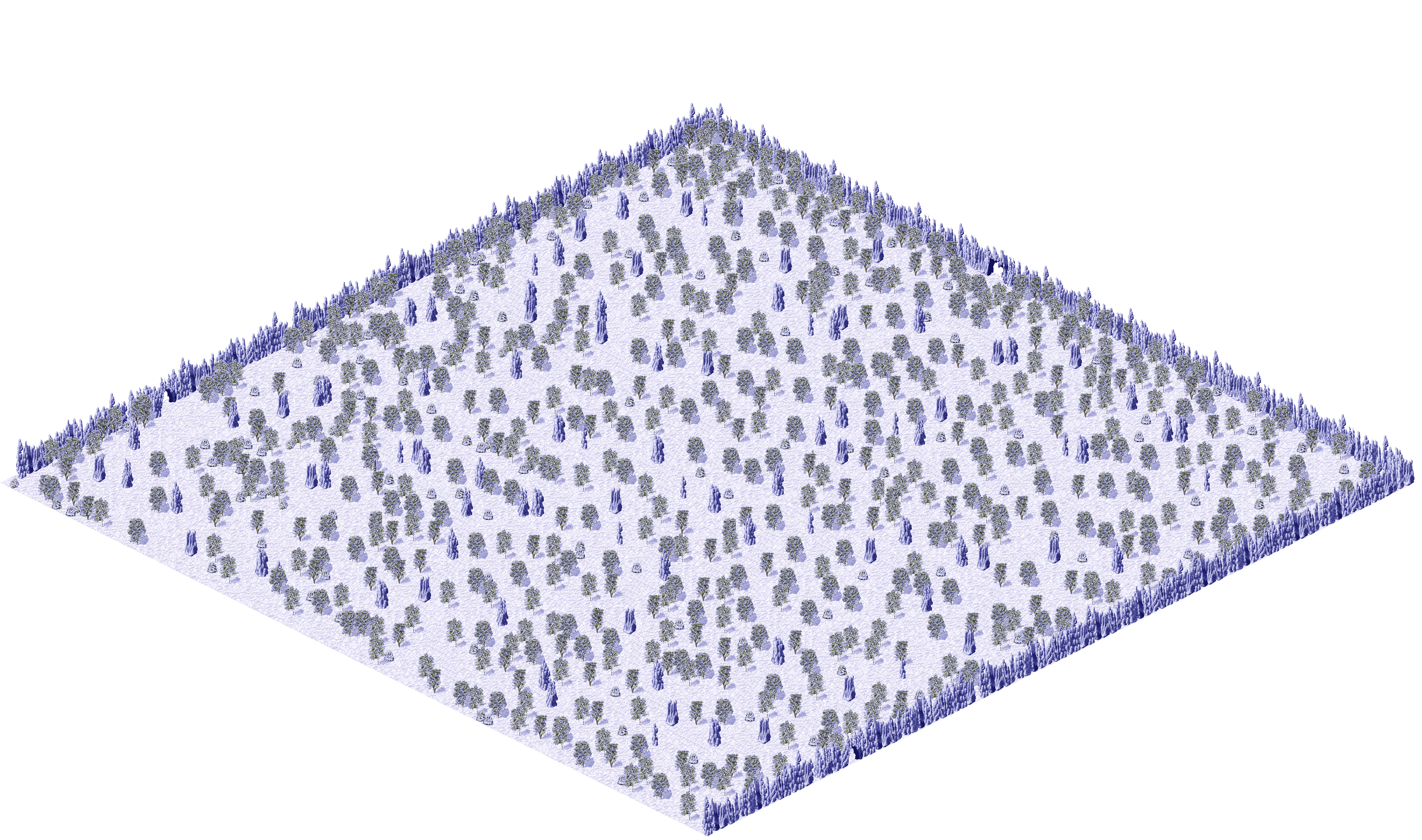 Map 2116 rendered terrain map