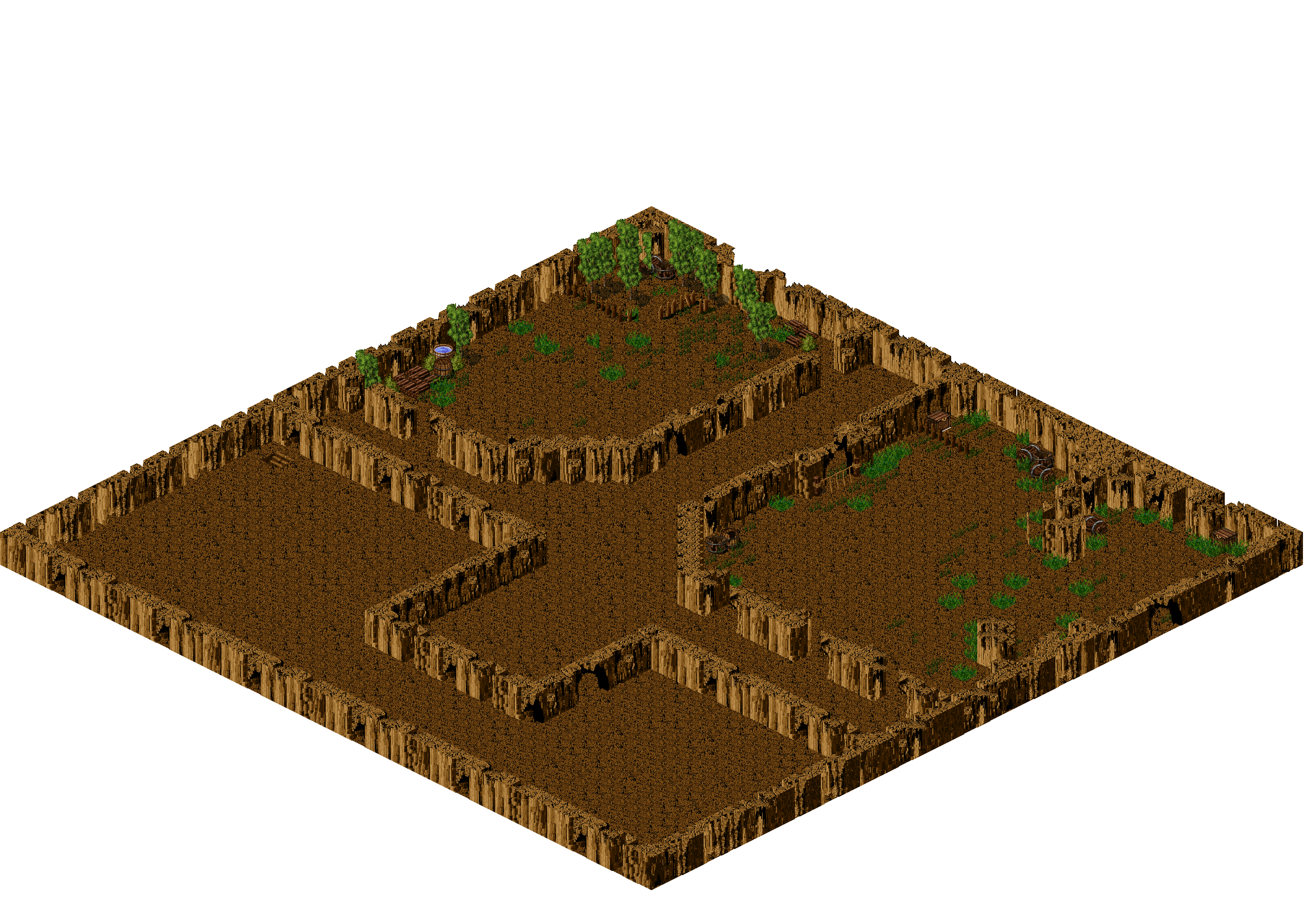 Piet Dungeon 6-3 rendered terrain map
