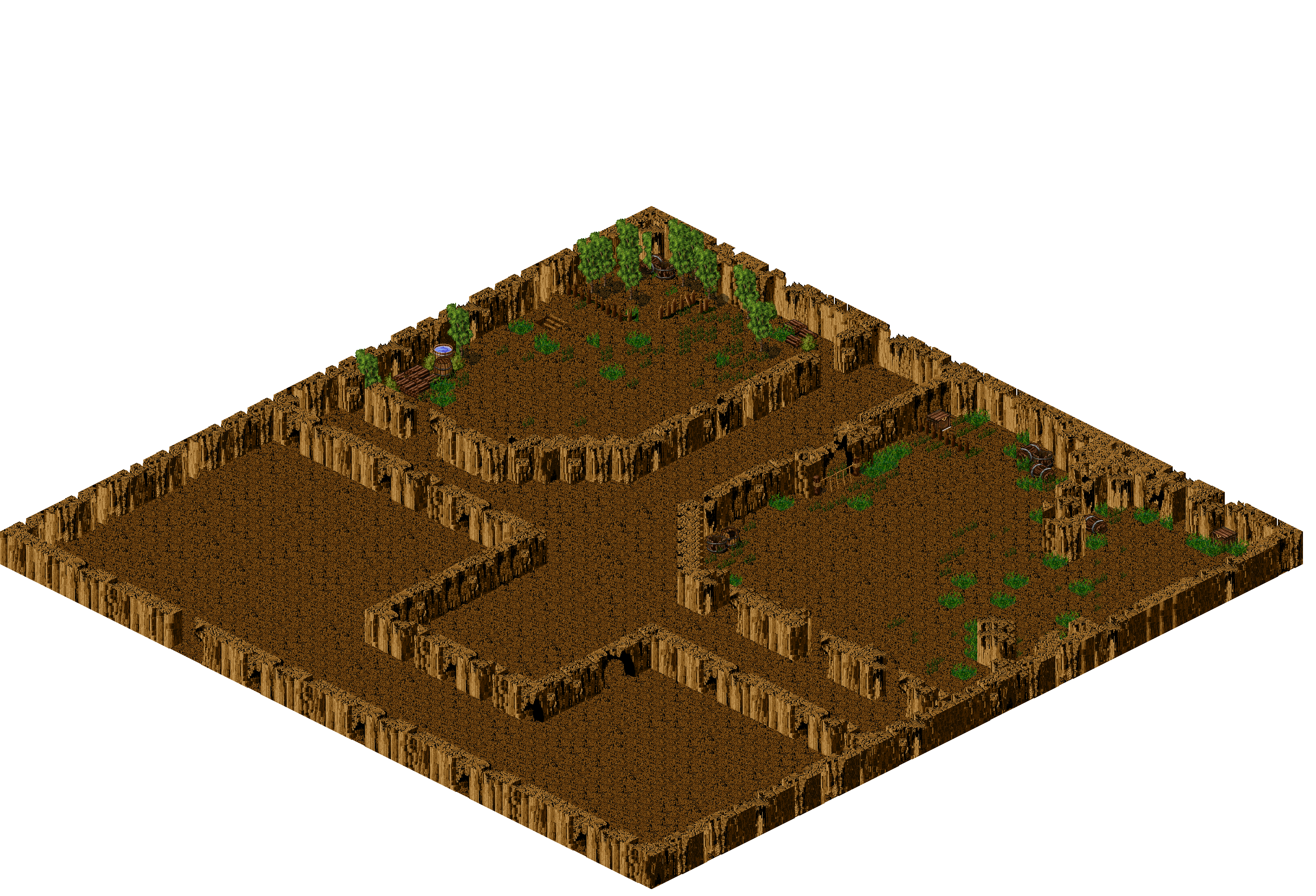 Piet Dungeon 9-4 rendered terrain map