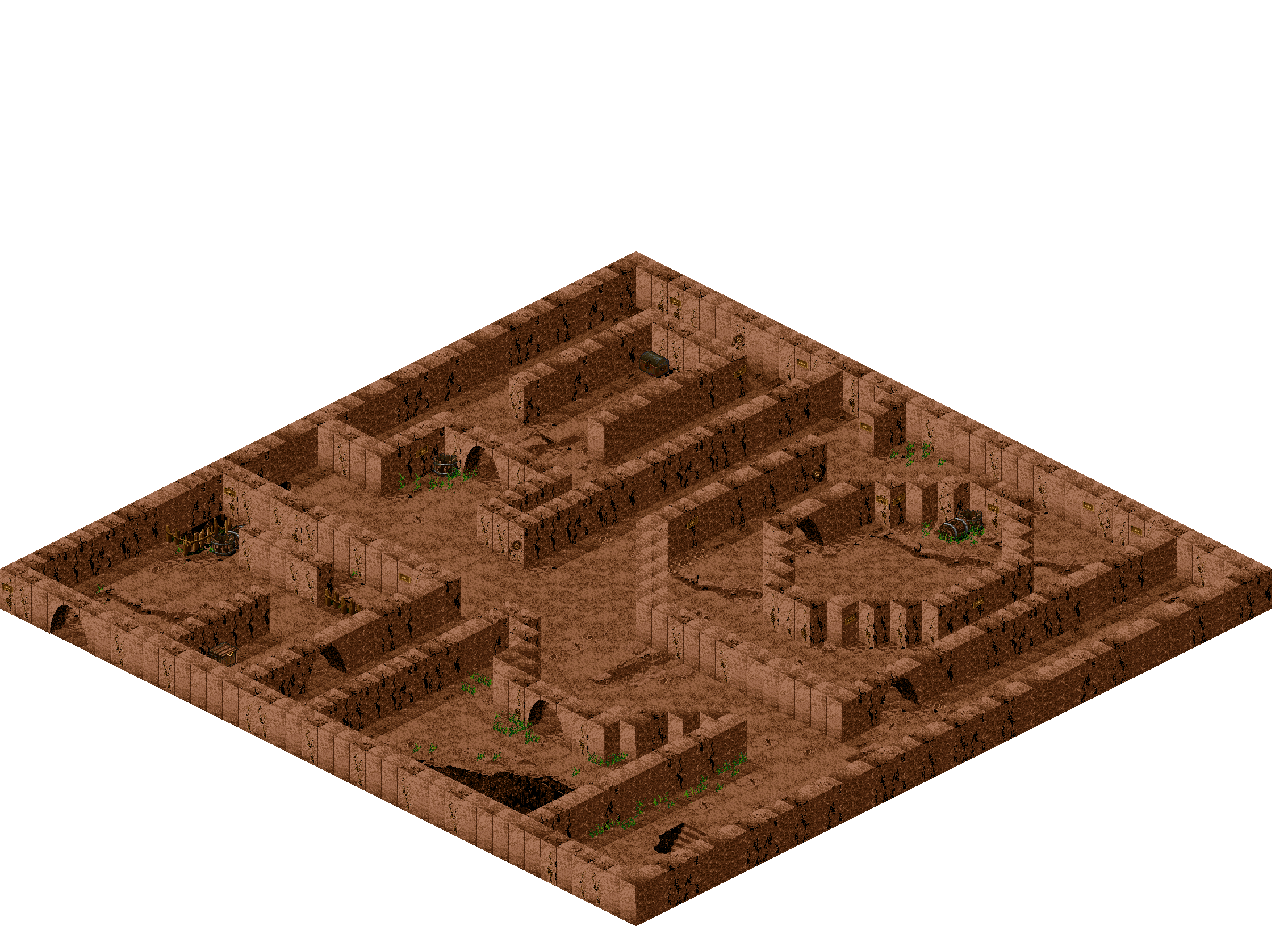 Map 231 rendered terrain map