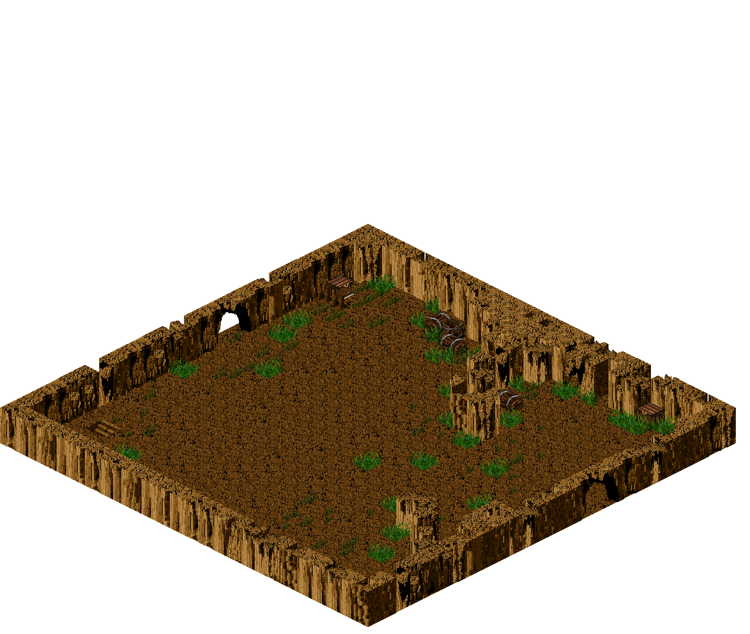 Map 239 rendered terrain map