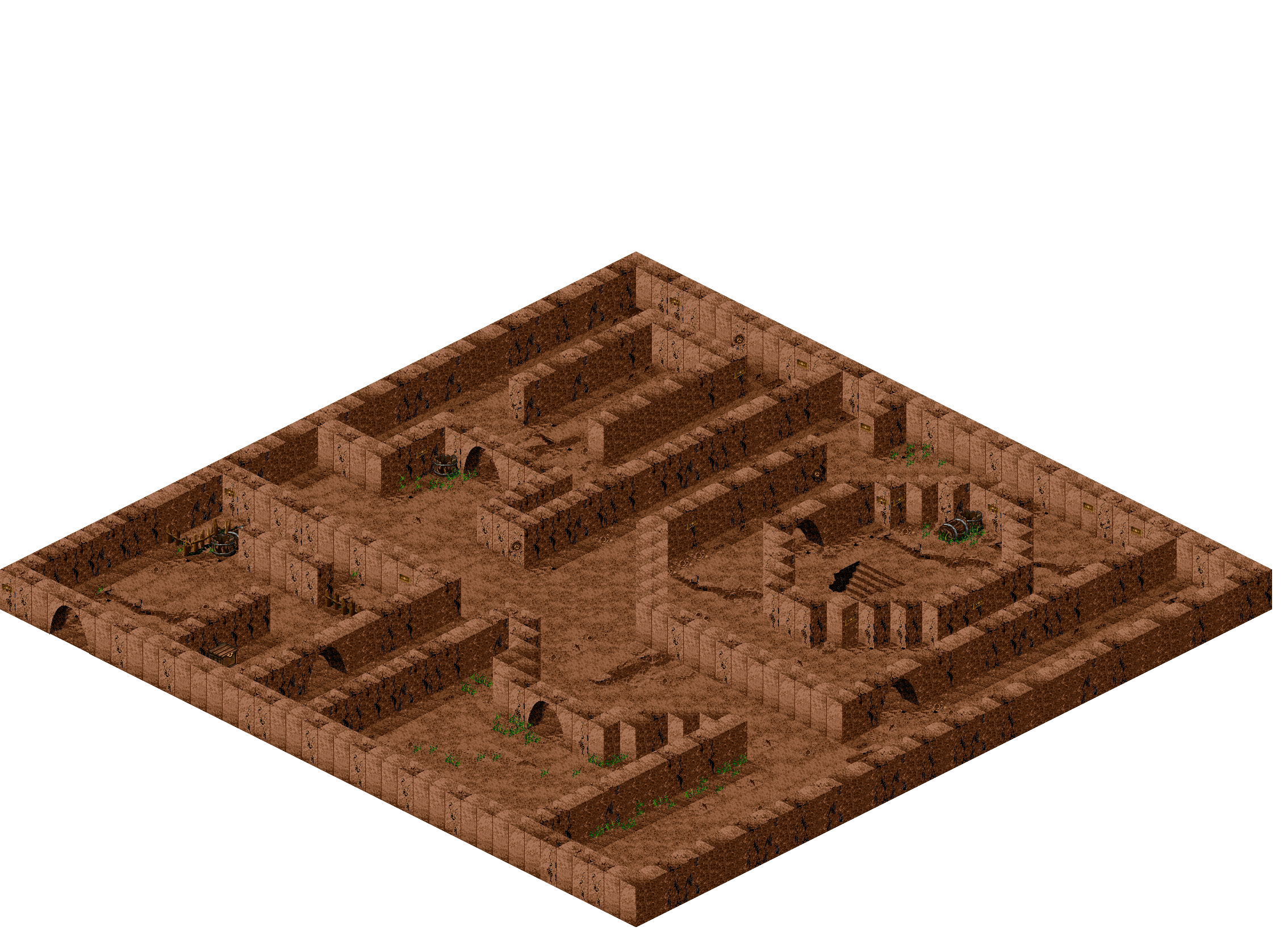 Map 250 rendered terrain map
