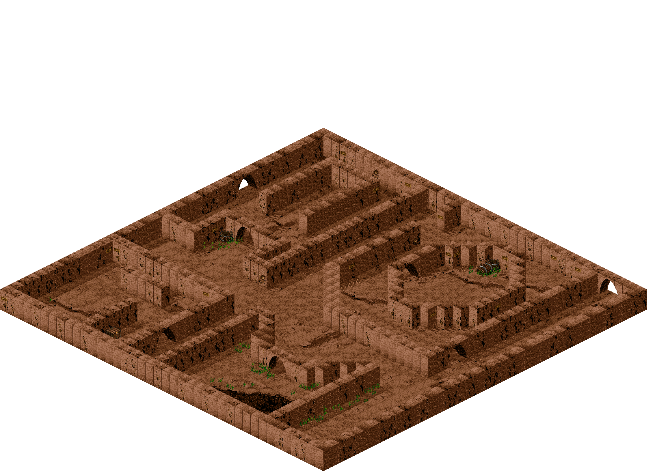 Piet Dungeon 18-1 rendered terrain map