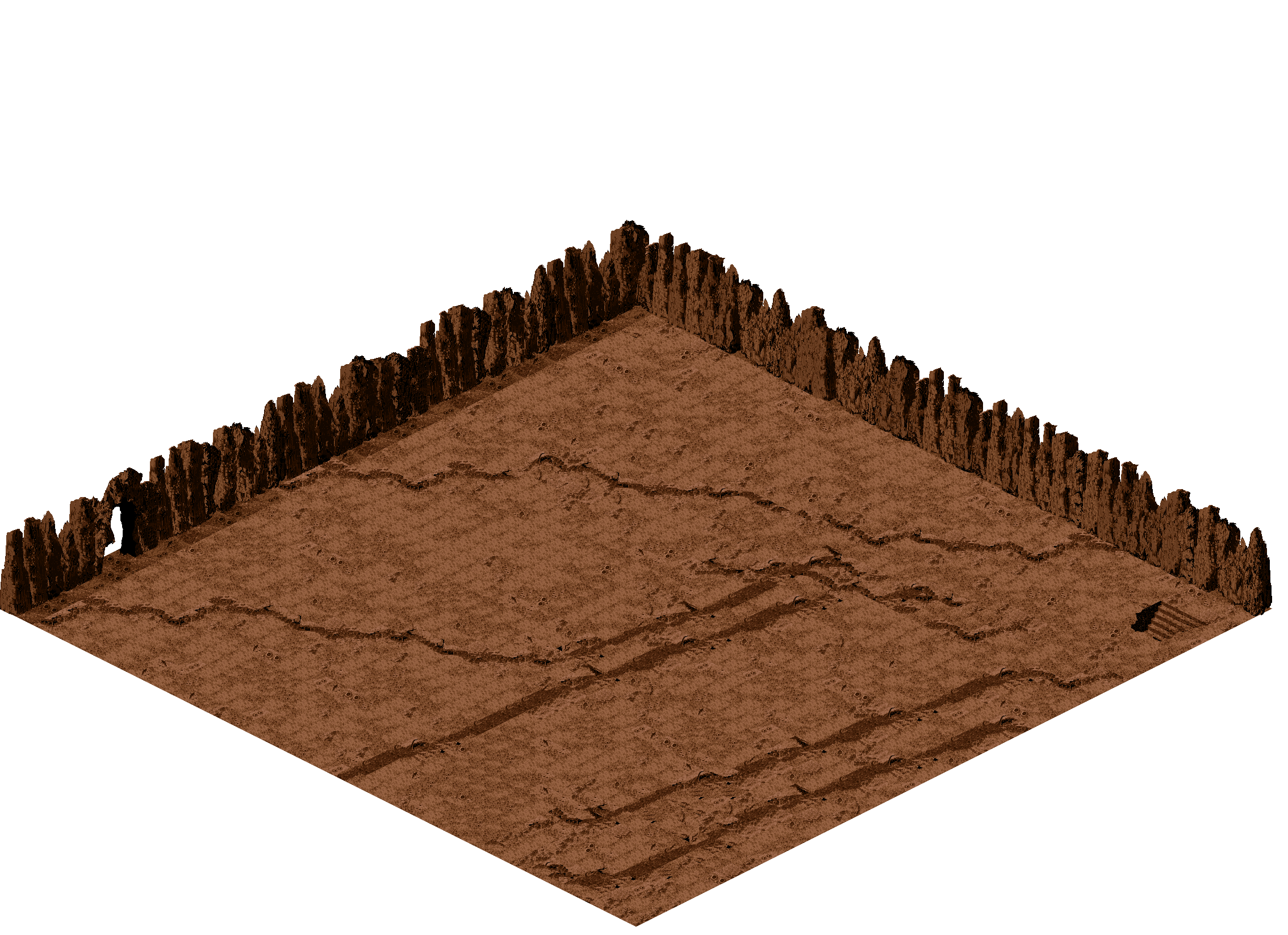 Map 264 rendered terrain map