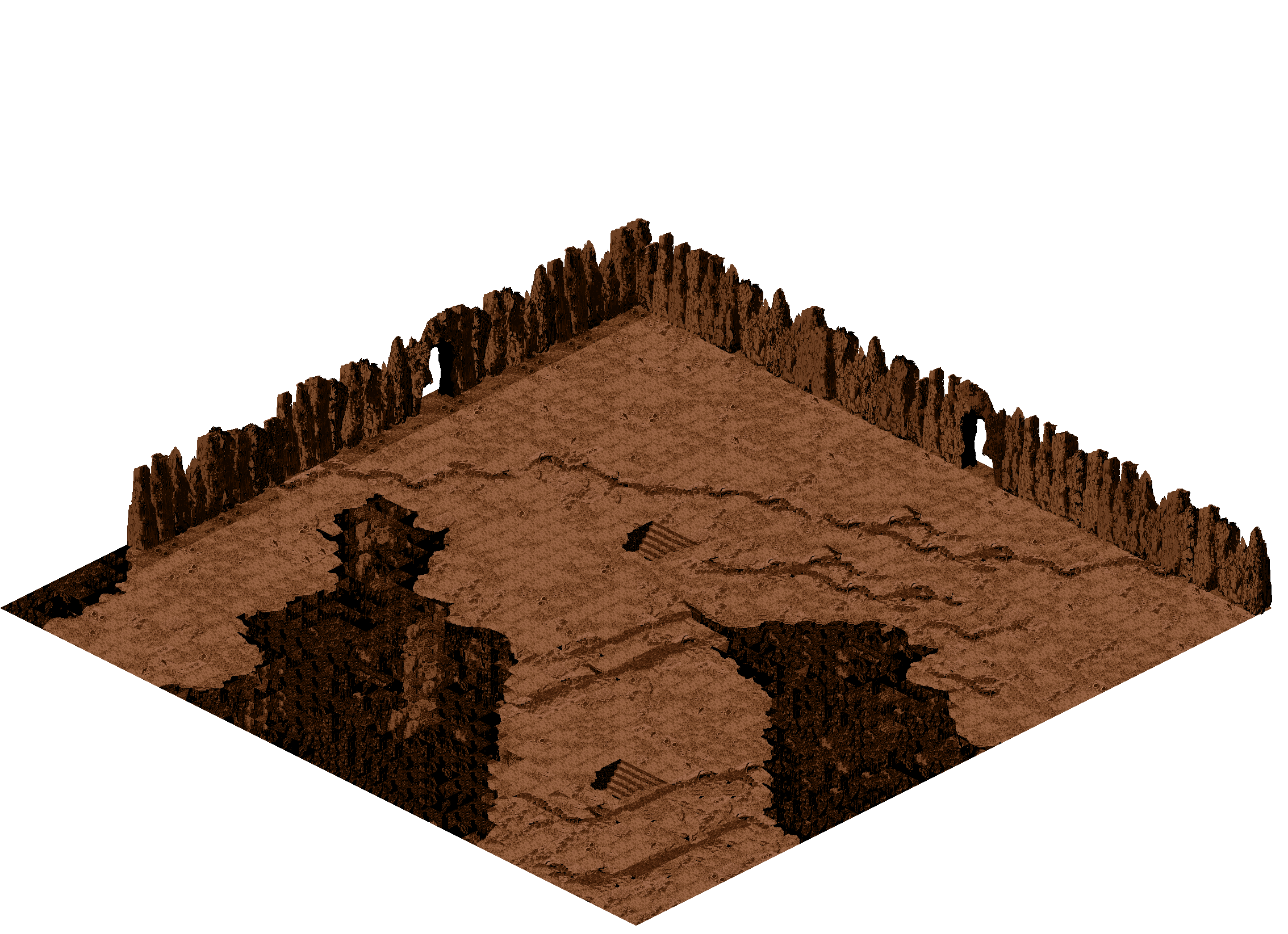 Map 265 rendered terrain map