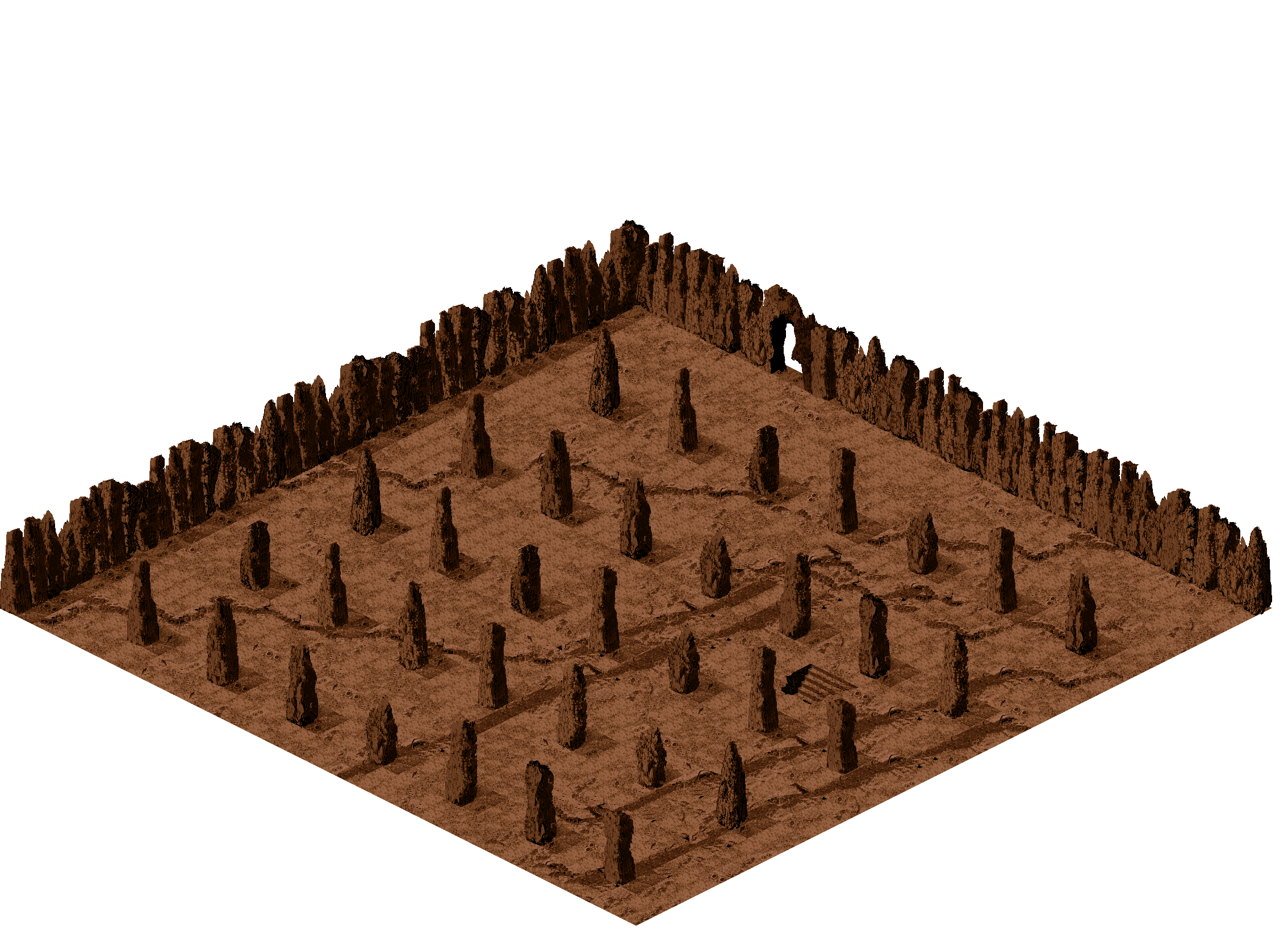 Map 272 rendered terrain map