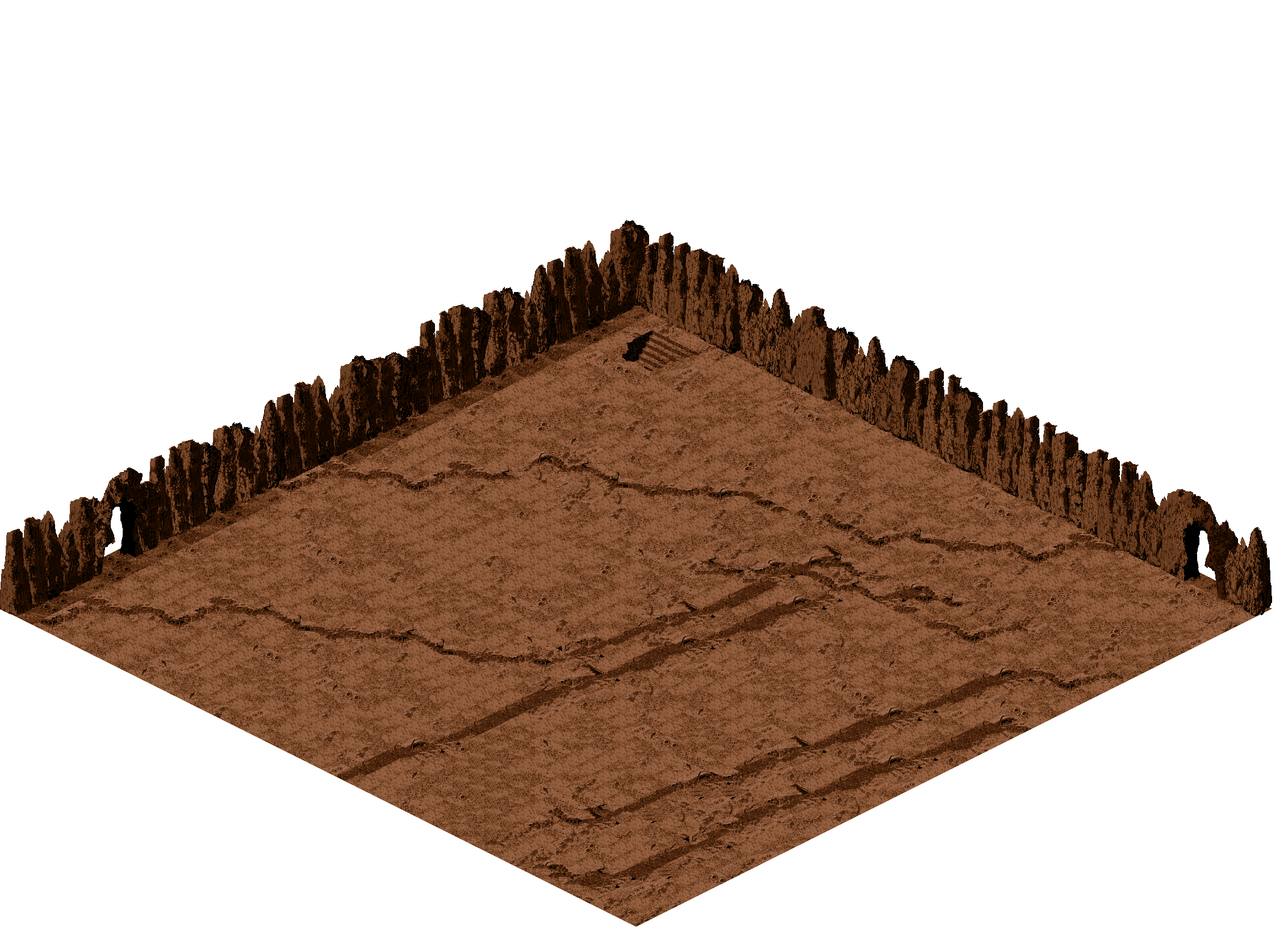 Abel Dungeon 8-2 rendered terrain map