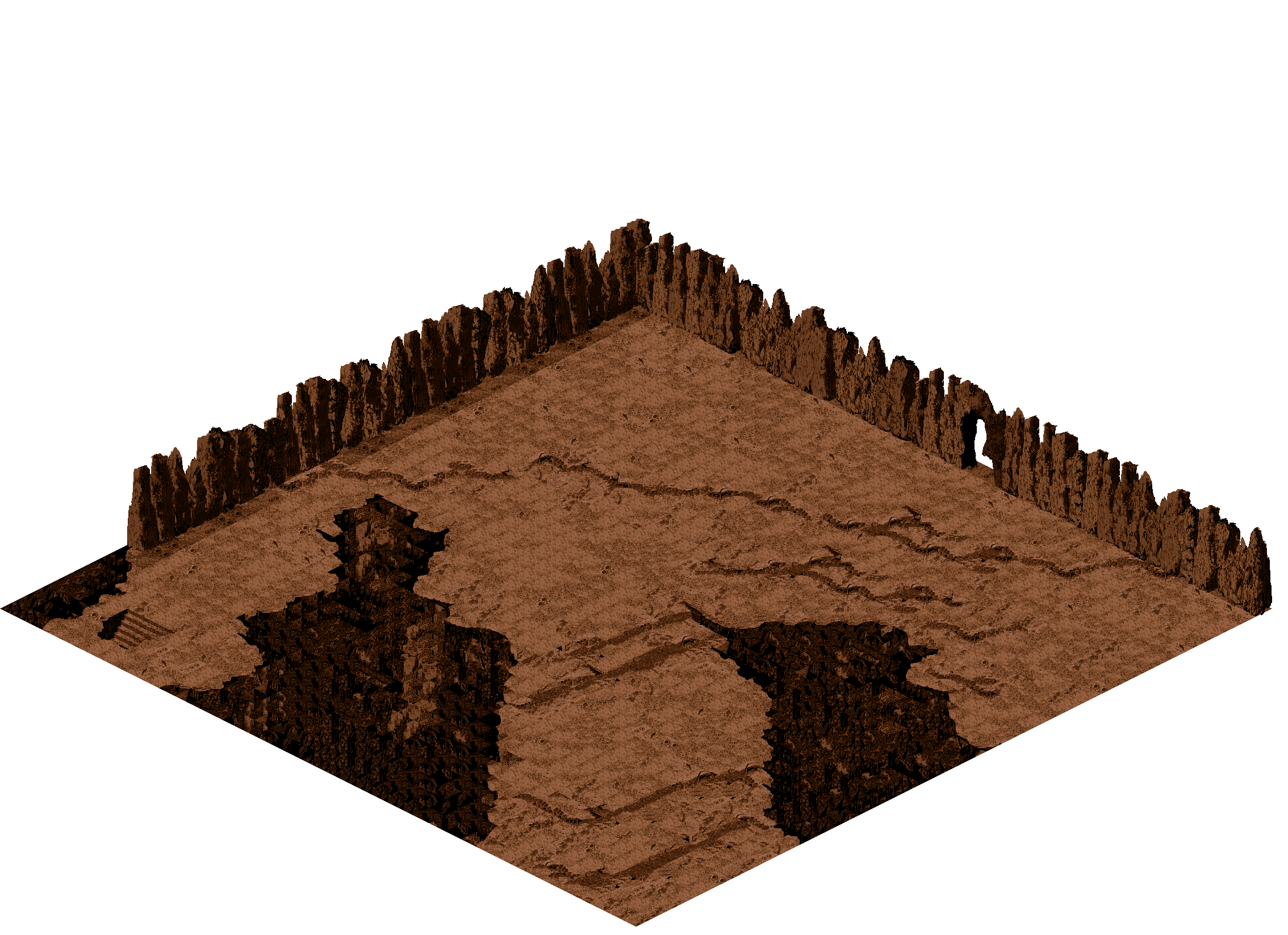 Map 277 rendered terrain map