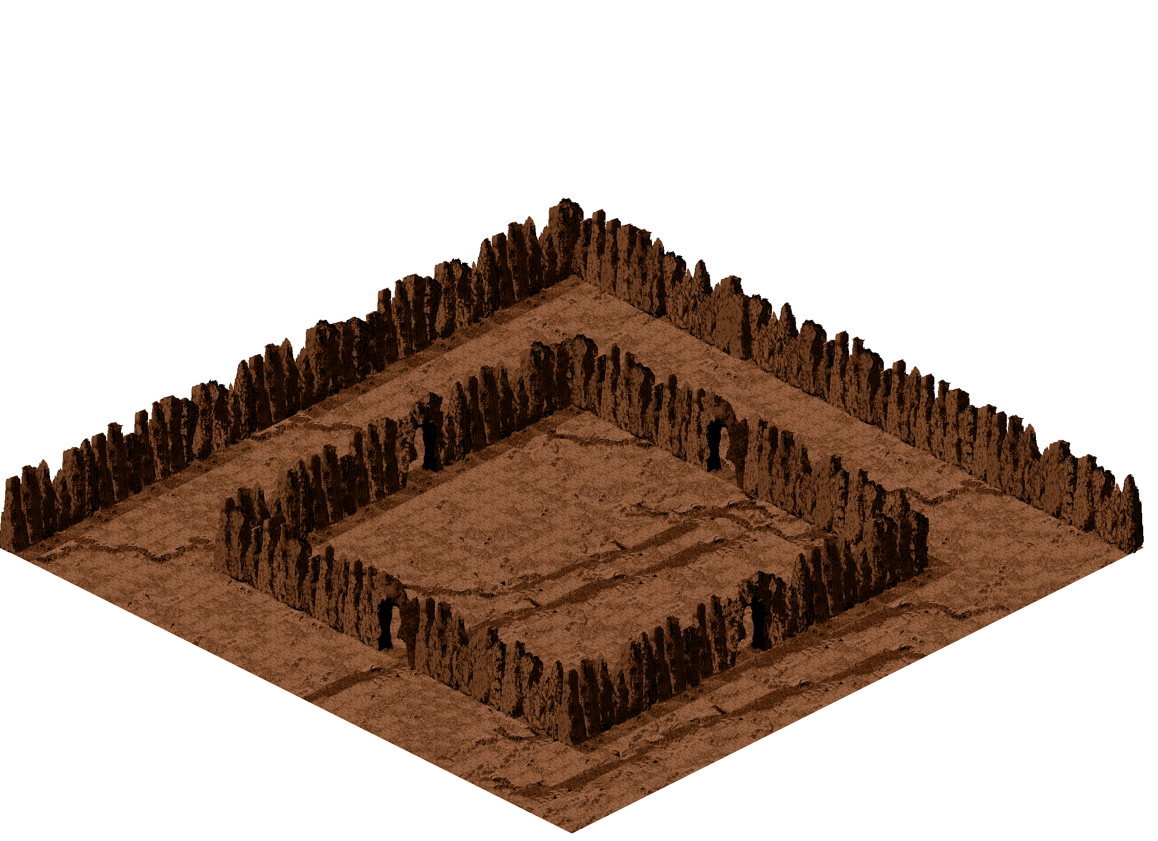 Map 284 rendered terrain map
