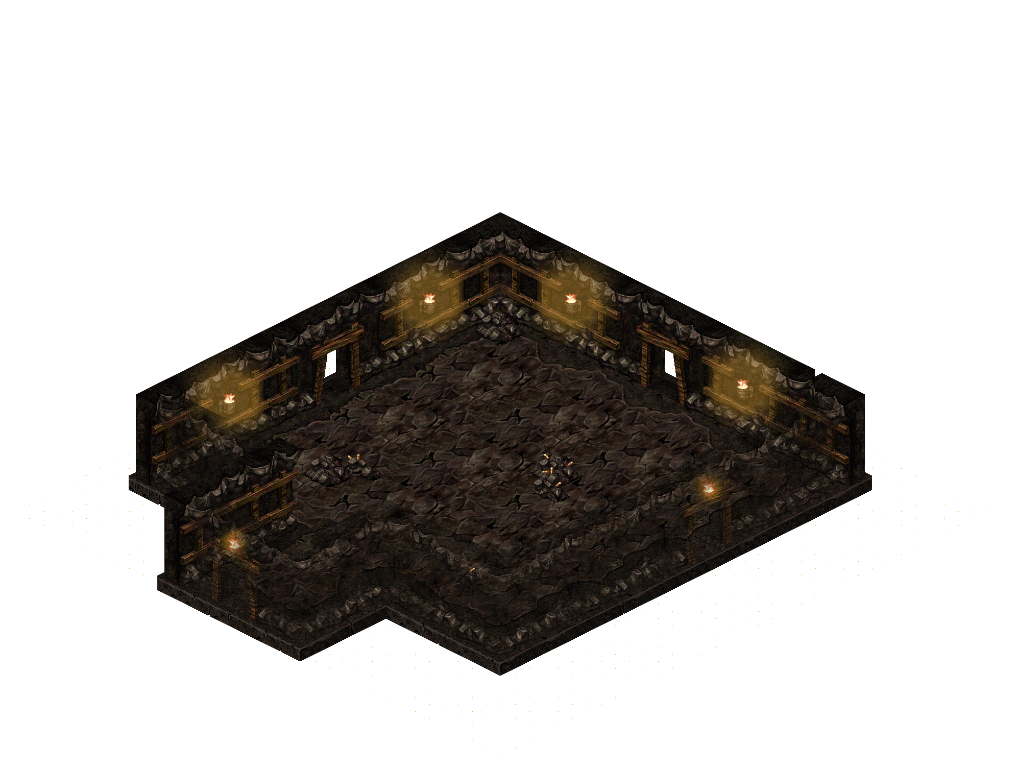 Veltain Mine 1 rendered terrain map