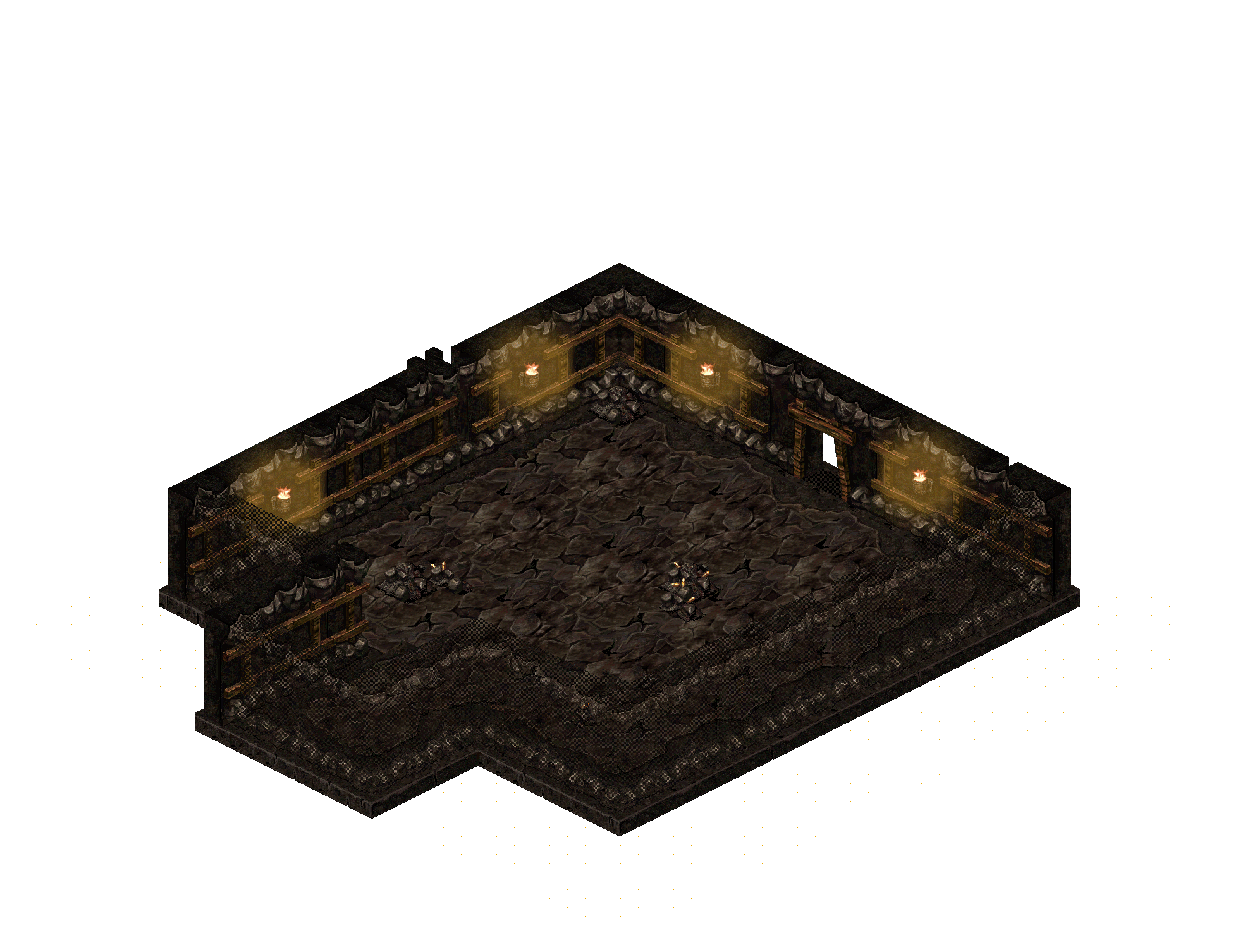 Veltain Mine 5 rendered terrain map