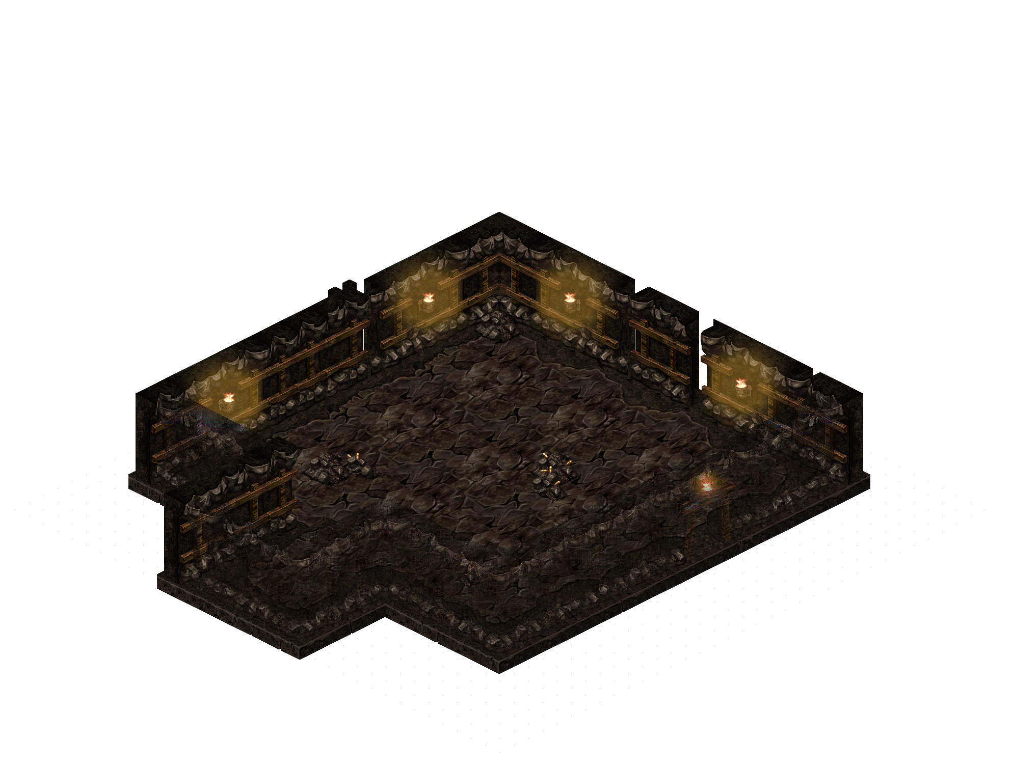 Veltain Mine 7 rendered terrain map