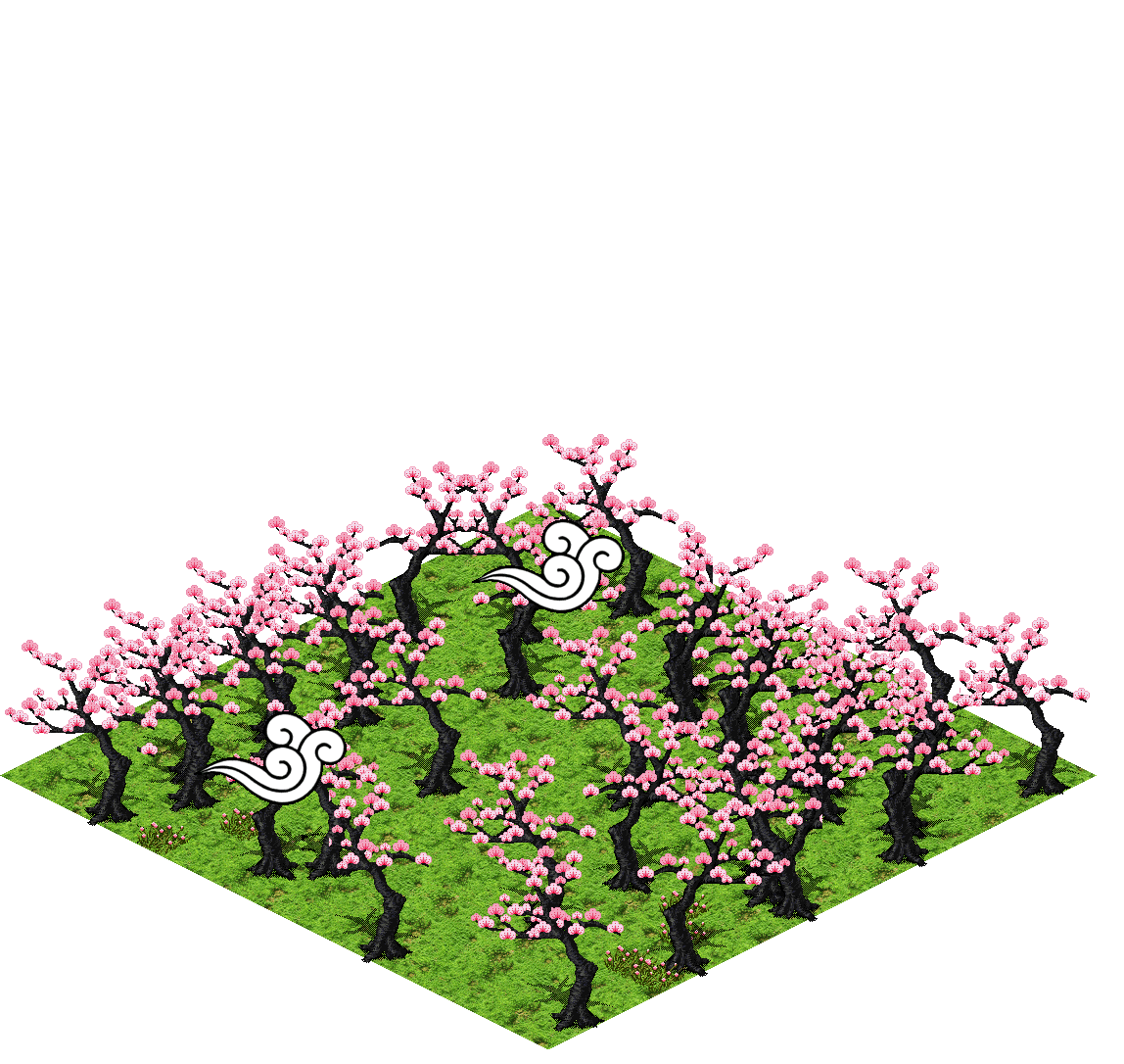 Blossom Forest 1 rendered terrain map