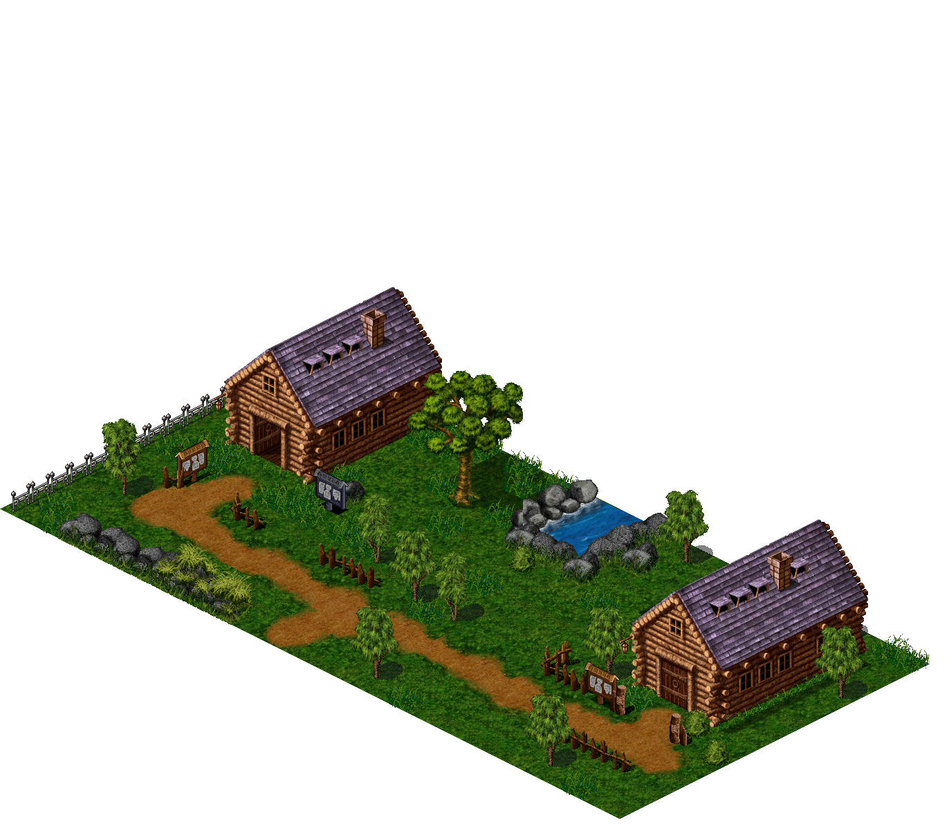 Mileth Commons rendered terrain map