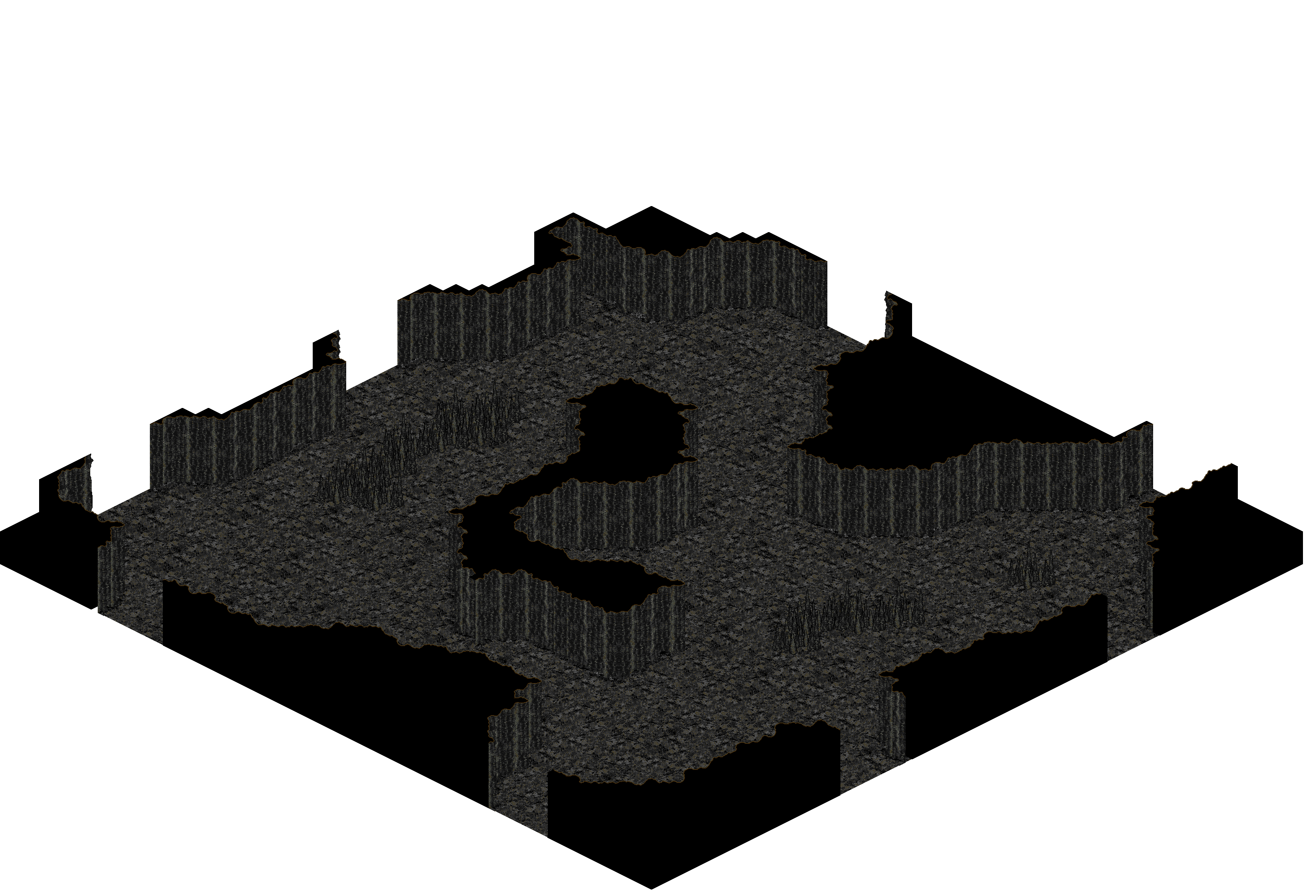 Pravat Shallow rendered terrain map