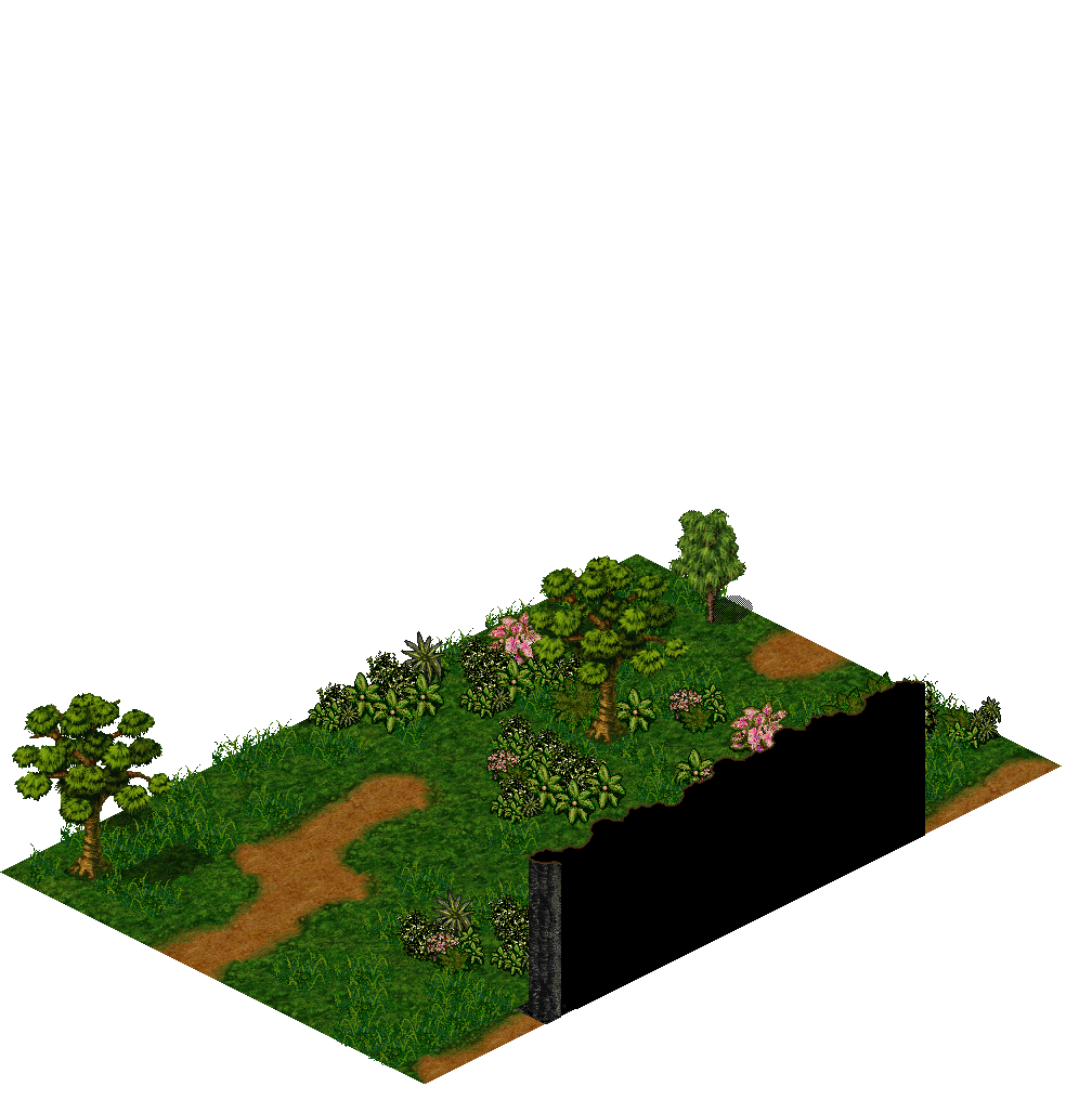 Pravat West Entrance rendered terrain map