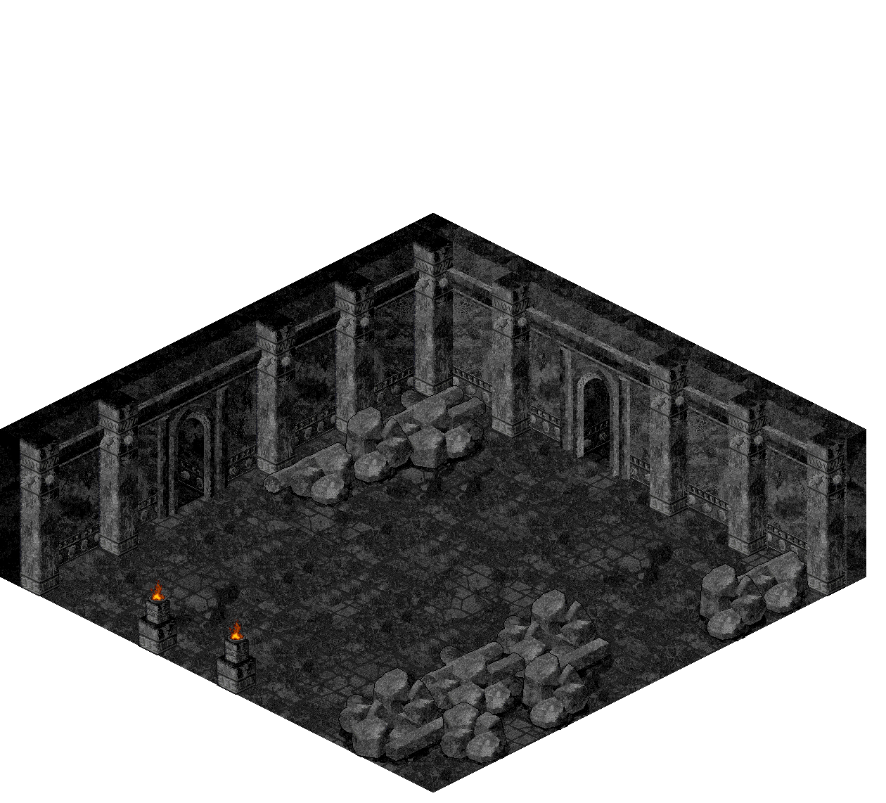 Map 308 rendered terrain map