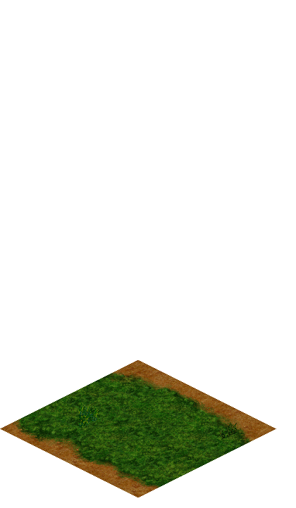Woodlands Threshold rendered terrain map