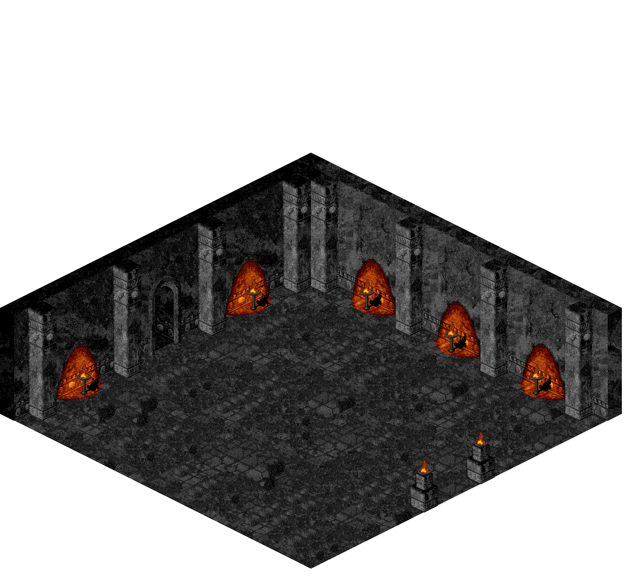 Dubhaim Castle West 1-1 rendered terrain map